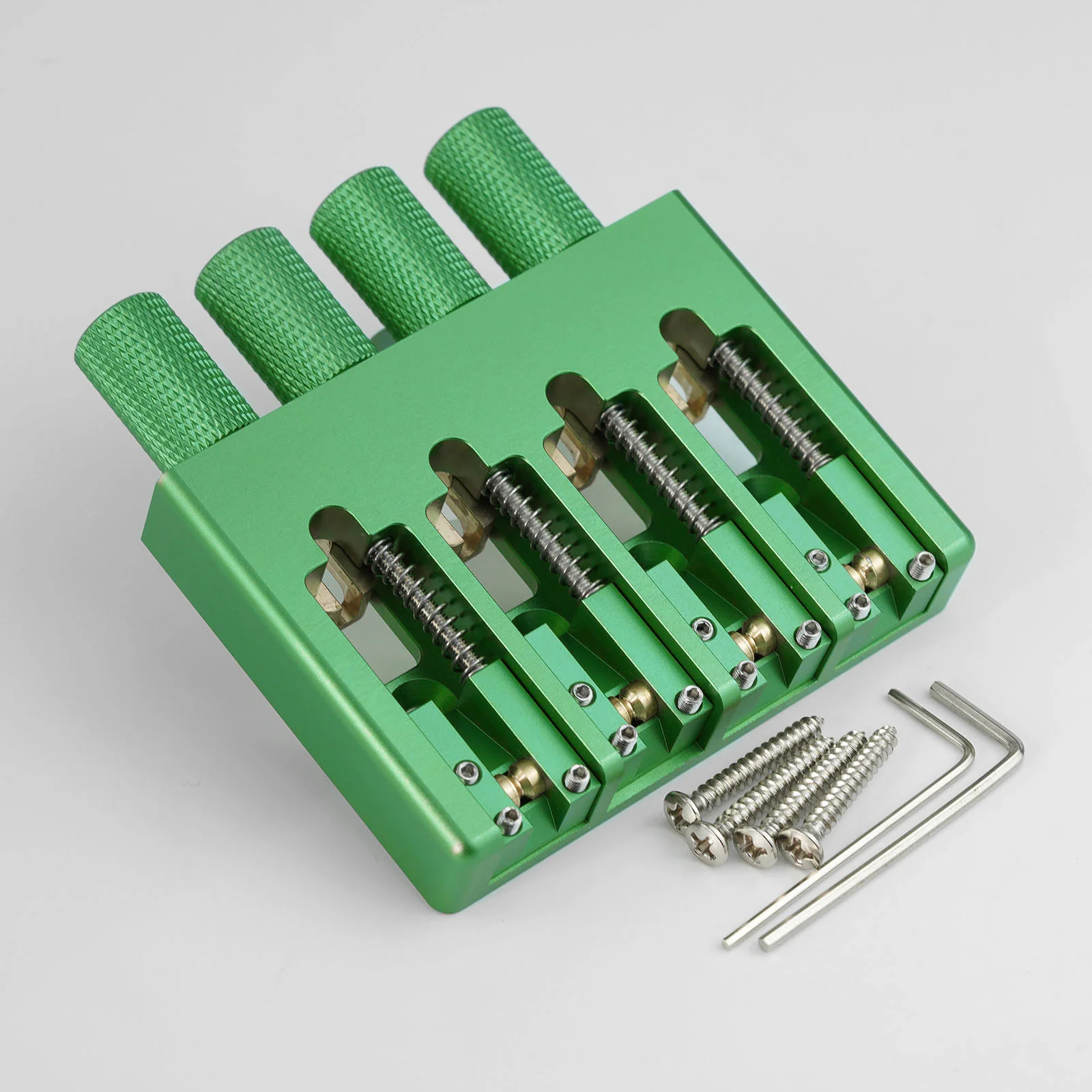 Guyker WBA-004 4-String Headless Bass Bridge with Brass Saddles (CNC machining) - Image 10