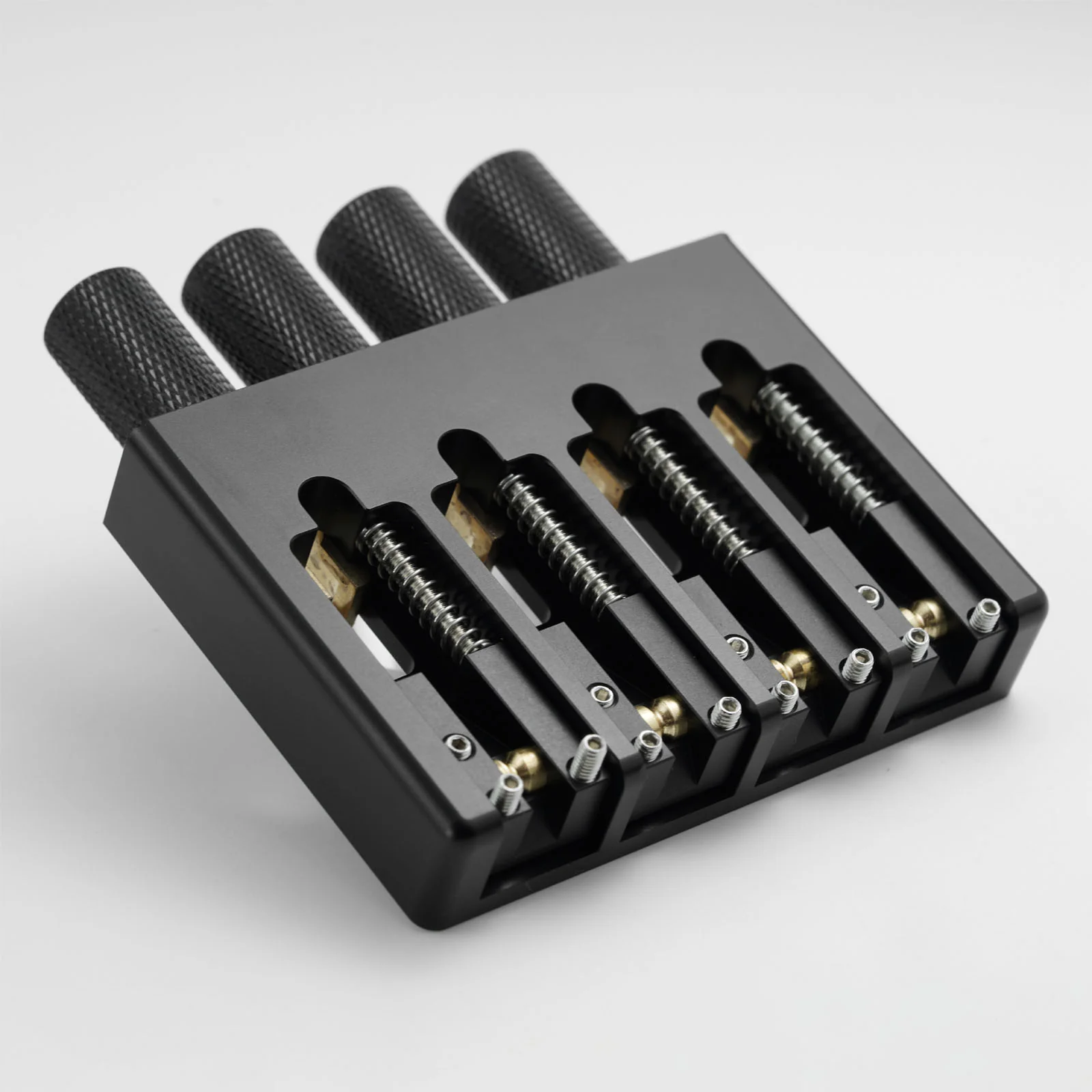 Guyker WBA-004 4-String Headless Bass Bridge with Brass Saddles (CNC machining) - Image 6