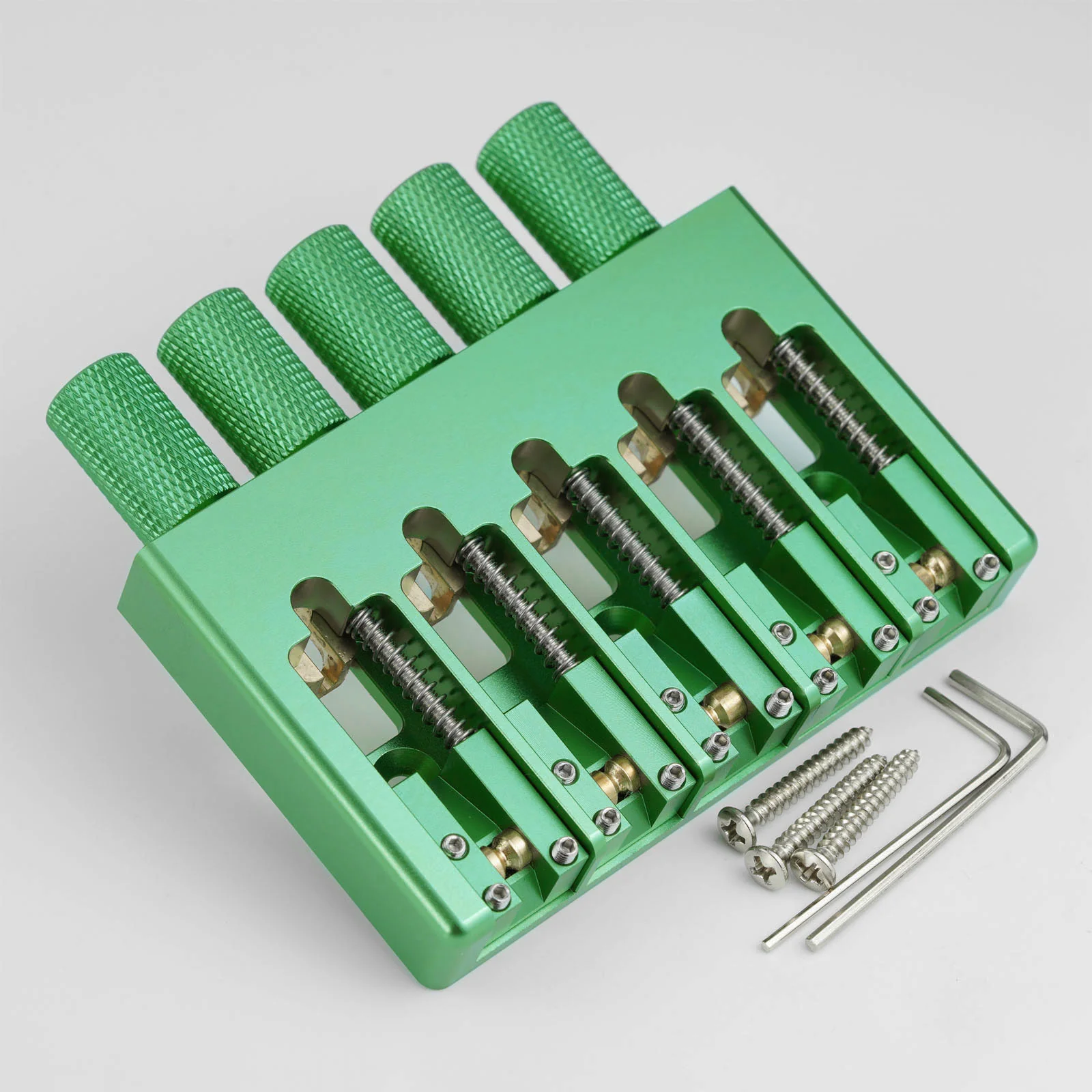 Guyker WBA-005 5-String Headless Bass Bridge with Brass Saddles - Image 8