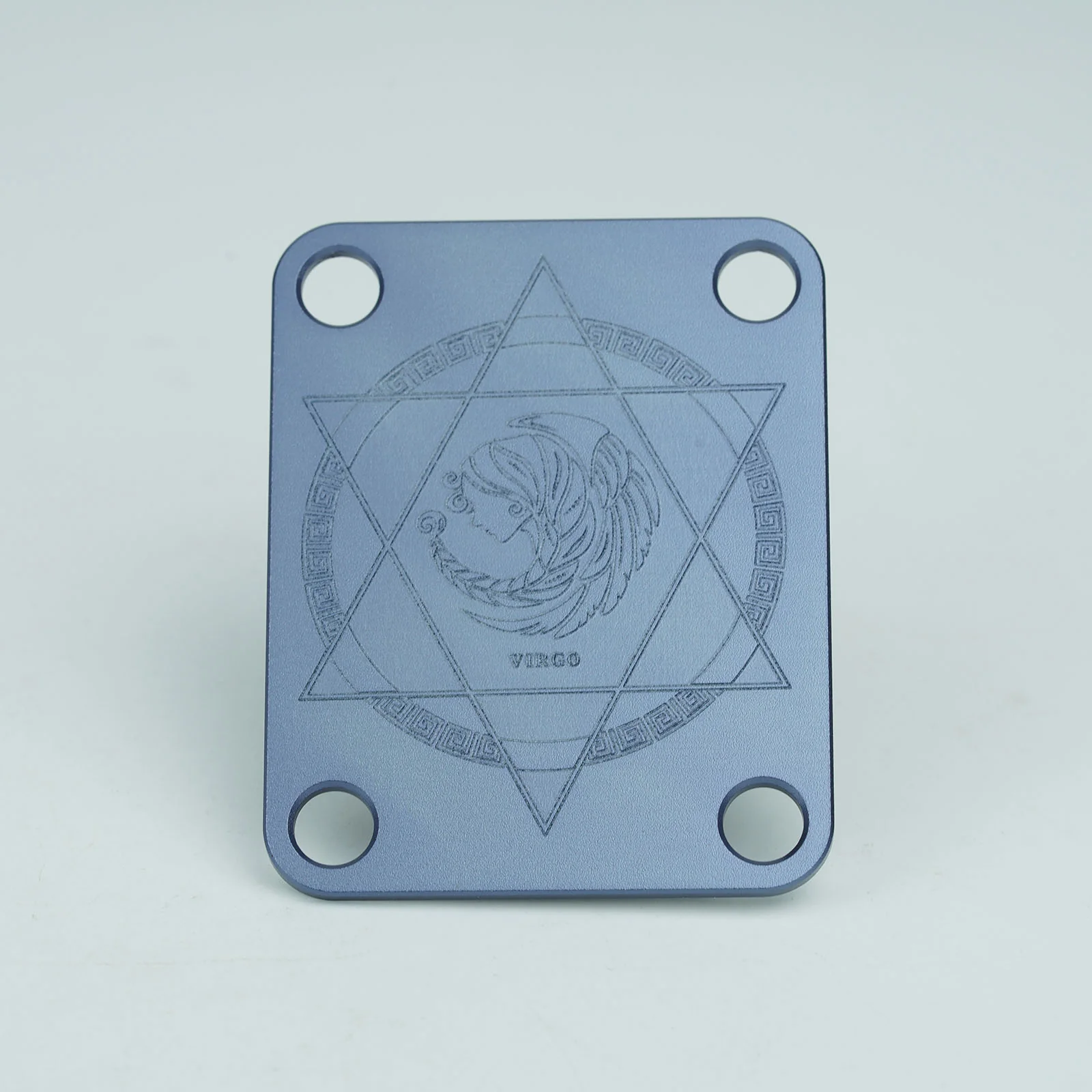 Guyker R1003 Zodiac Neck Plate Aluminum Alloy 4-Hole Neck Joint Plate for Guitar & Bass - Image 6