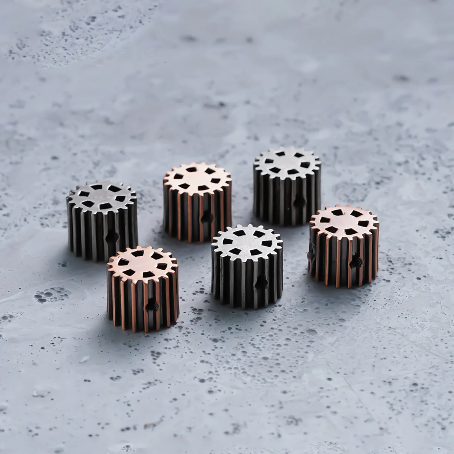GUYKER CKB011 Brass Gear Knobs Dual Color Option Dia. 6mm - Image 3