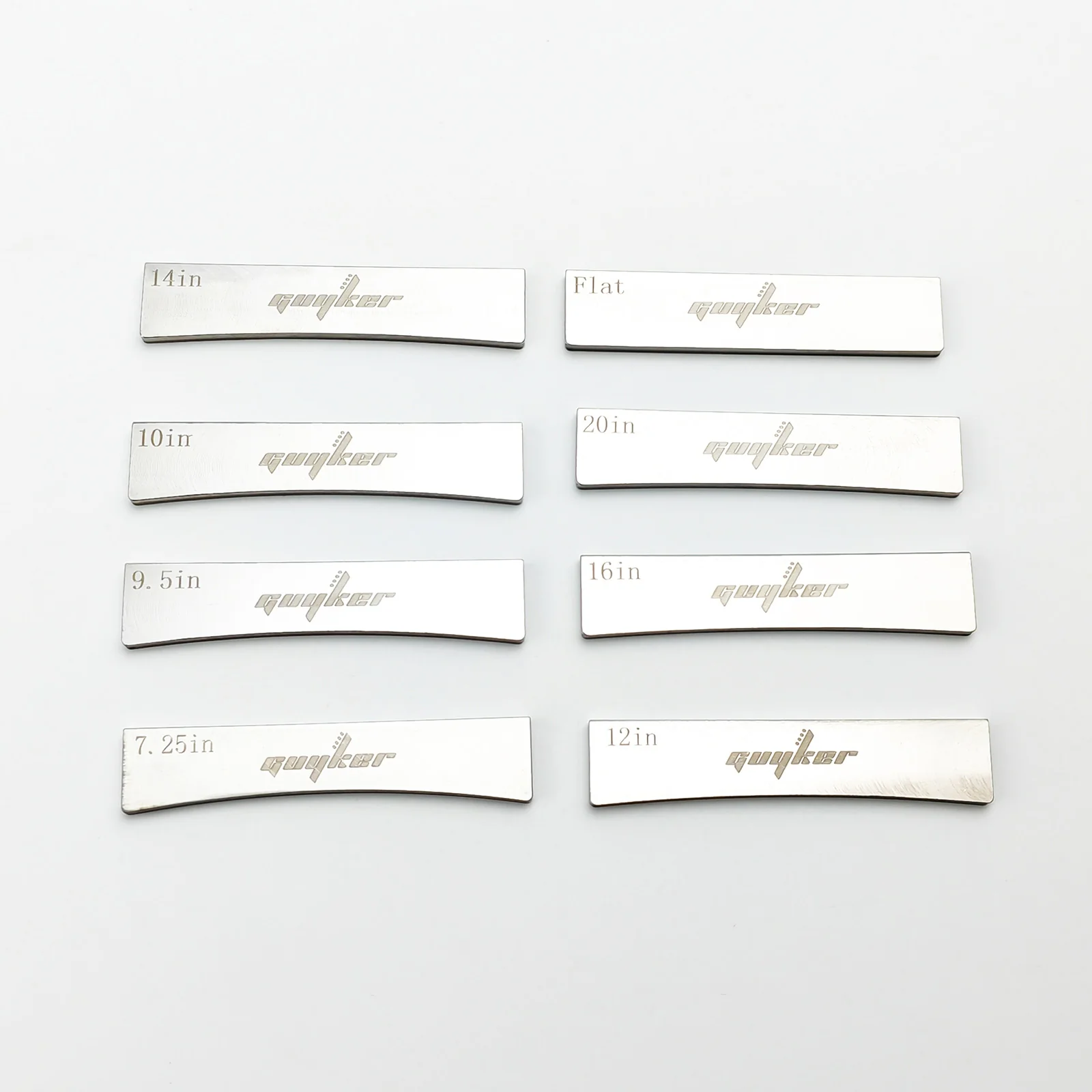 Luthier PSAZ002 Guyker Guitar Fret Press Inserts, 304 Stainless Steel Fingerboard Radian Fret Insert Luthier Tool for Acoustic Electric Guitar Bass - Image 11