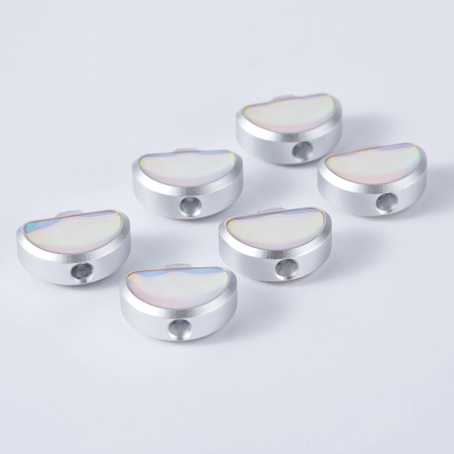 P05 Guyker White Tuner Buttons for Guitar for 3R3L Tuners - Image 8