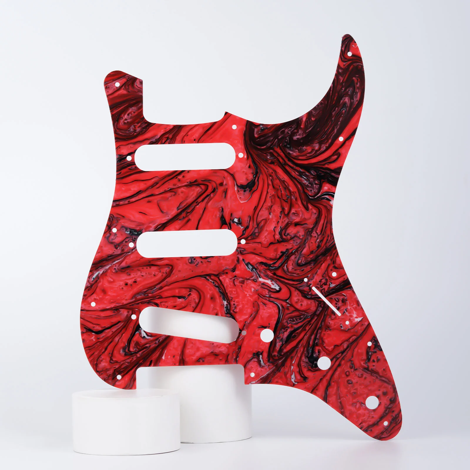 PG003 11-hole S/S/S Modern Resin Pickguard for ST - Image 13
