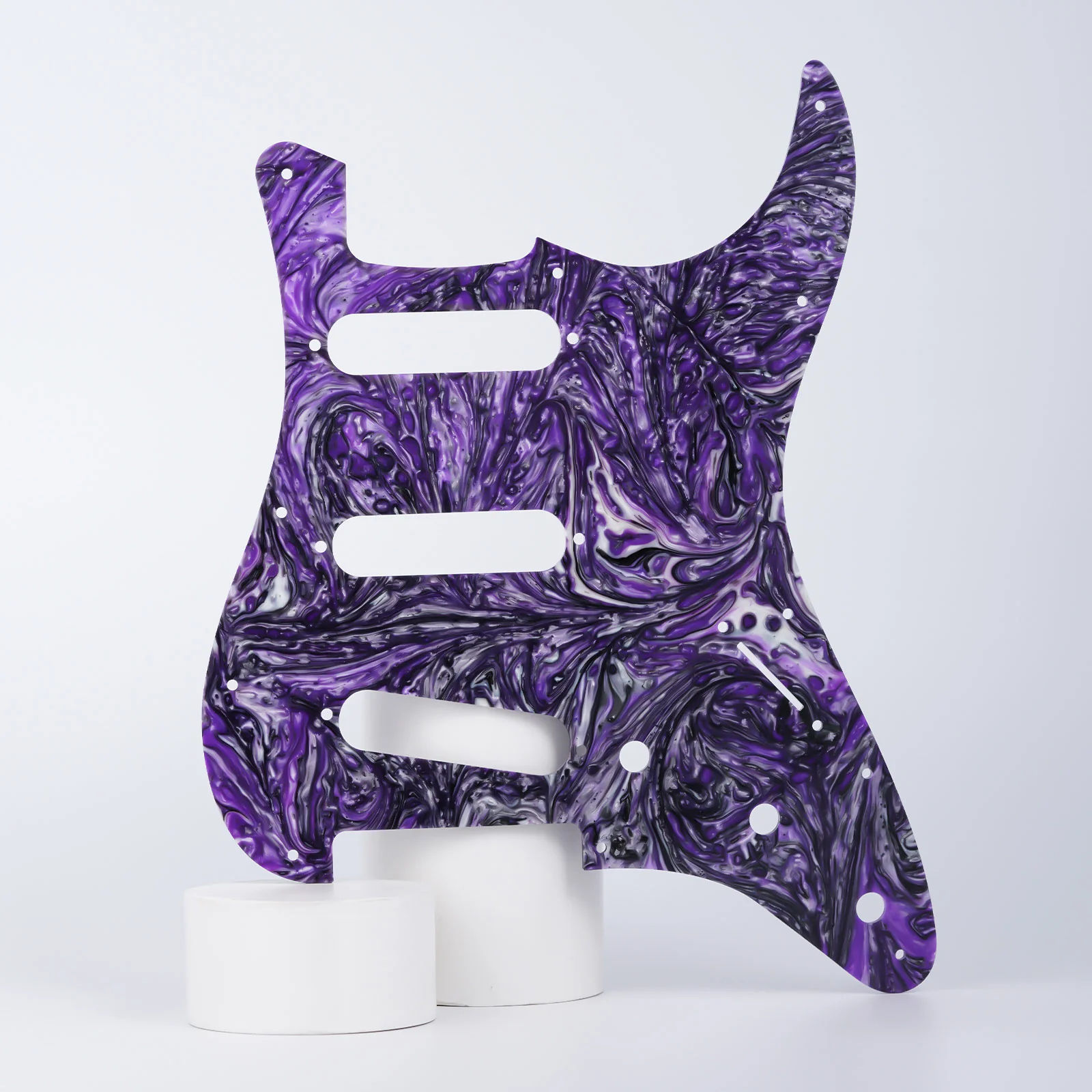 PG003 11-hole S/S/S Modern Resin Pickguard for ST - Image 19