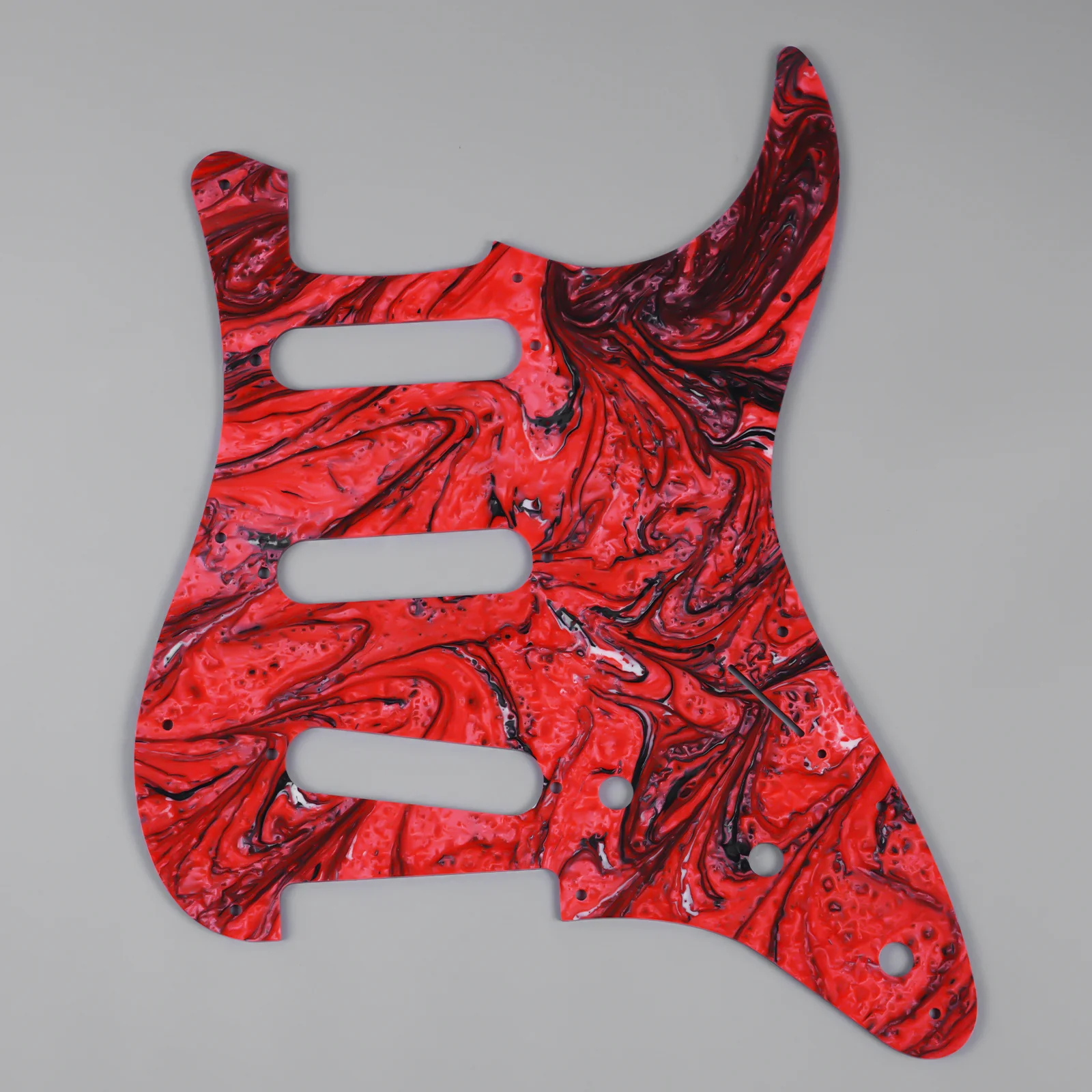 PG003 11-hole S/S/S Modern Resin Pickguard for ST - Image 3