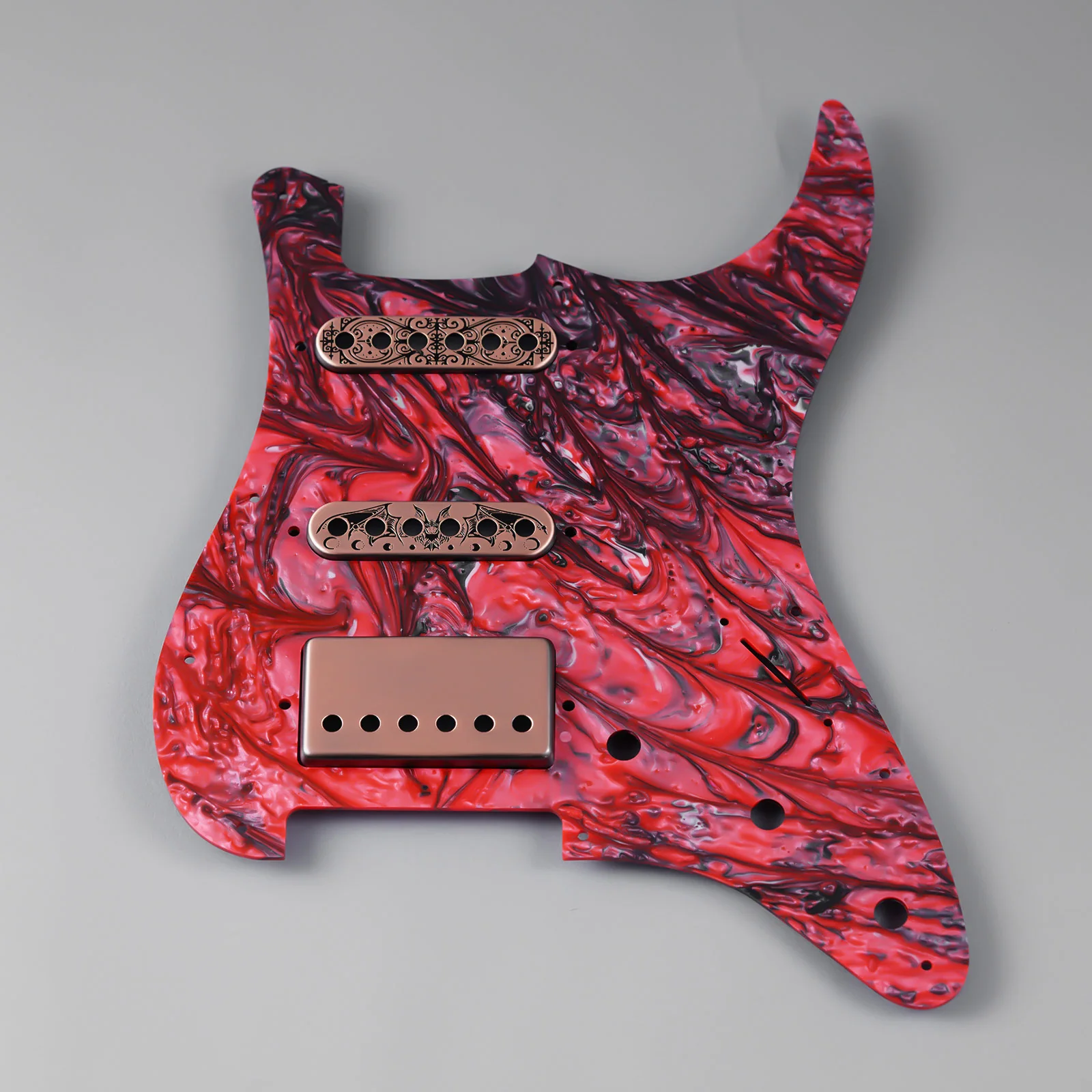 PG004 11-hole S/S/H Modern Resin Pickguard for Stratocaster® - Image 5
