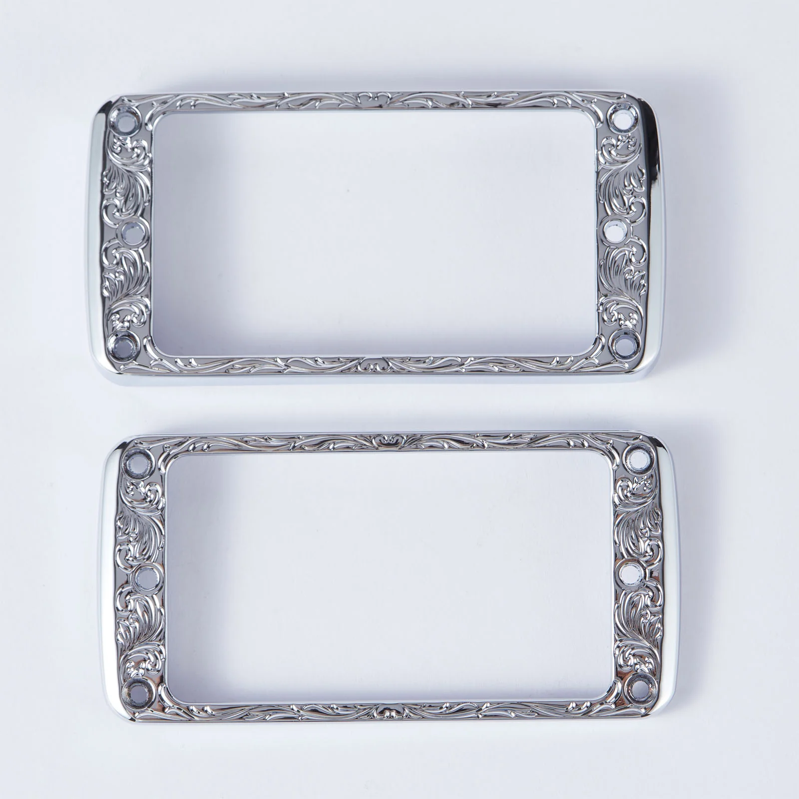 2PCs Pickup Mounting Rings For Humbucker Metal Bridge And Neck Pickups Cover Frame Curved Set With LP Electric Guitar - Image 5