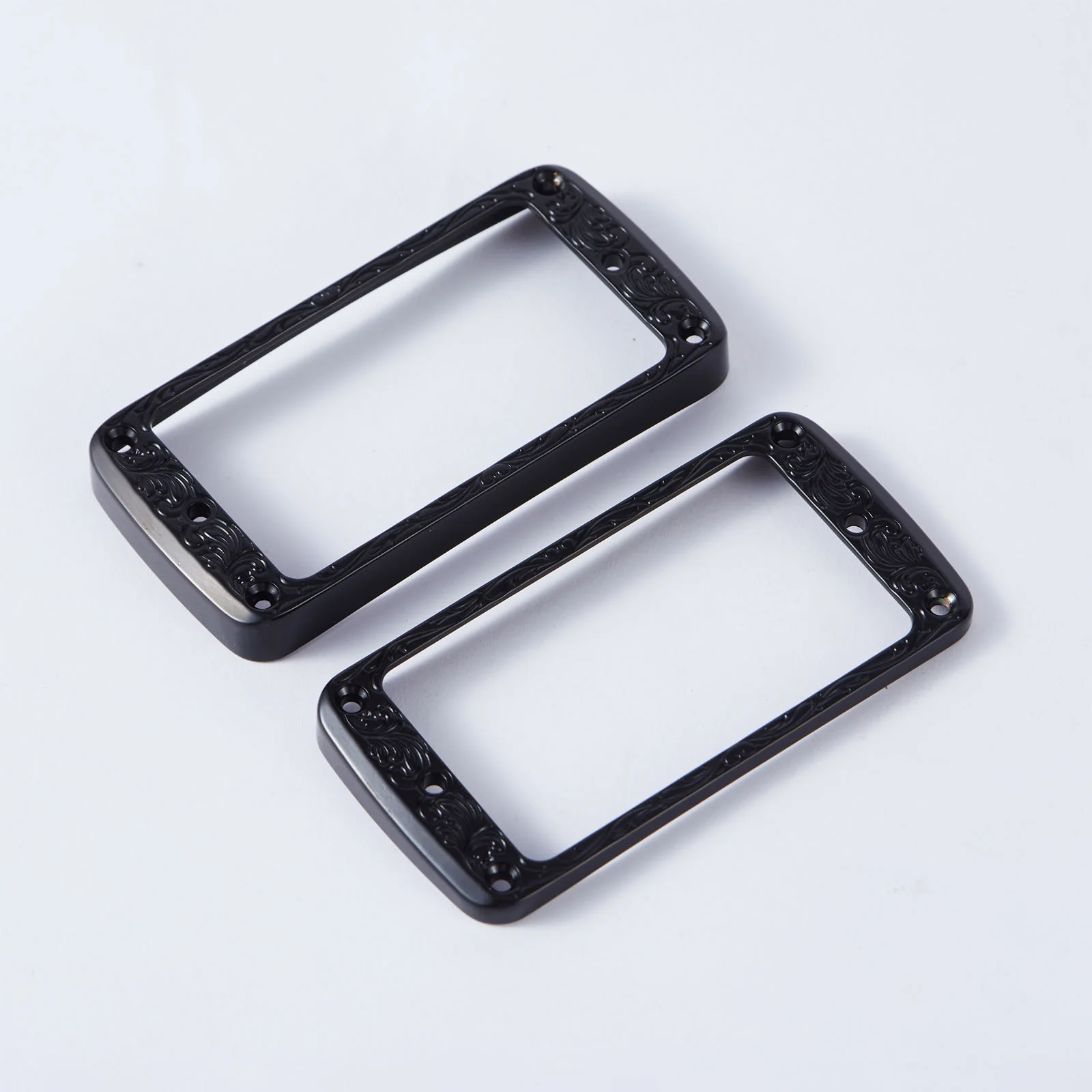 2PCs Pickup Mounting Rings For Humbucker Metal Bridge And Neck Pickups Cover Frame Curved Set With LP Electric Guitar - Image 6