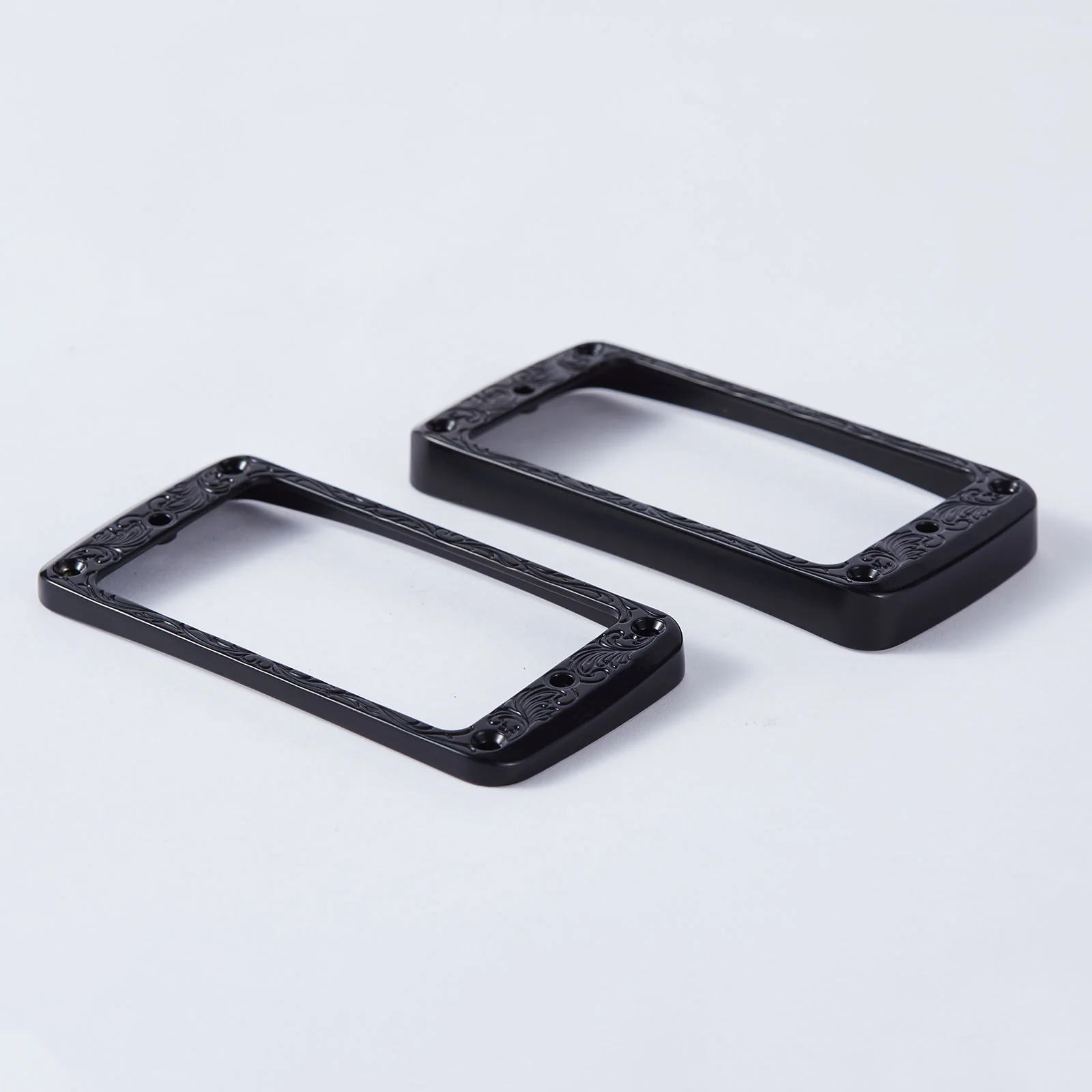 2PCs Pickup Mounting Rings For Humbucker Metal Bridge And Neck Pickups Cover Frame Curved Set With LP Electric Guitar - Image 7