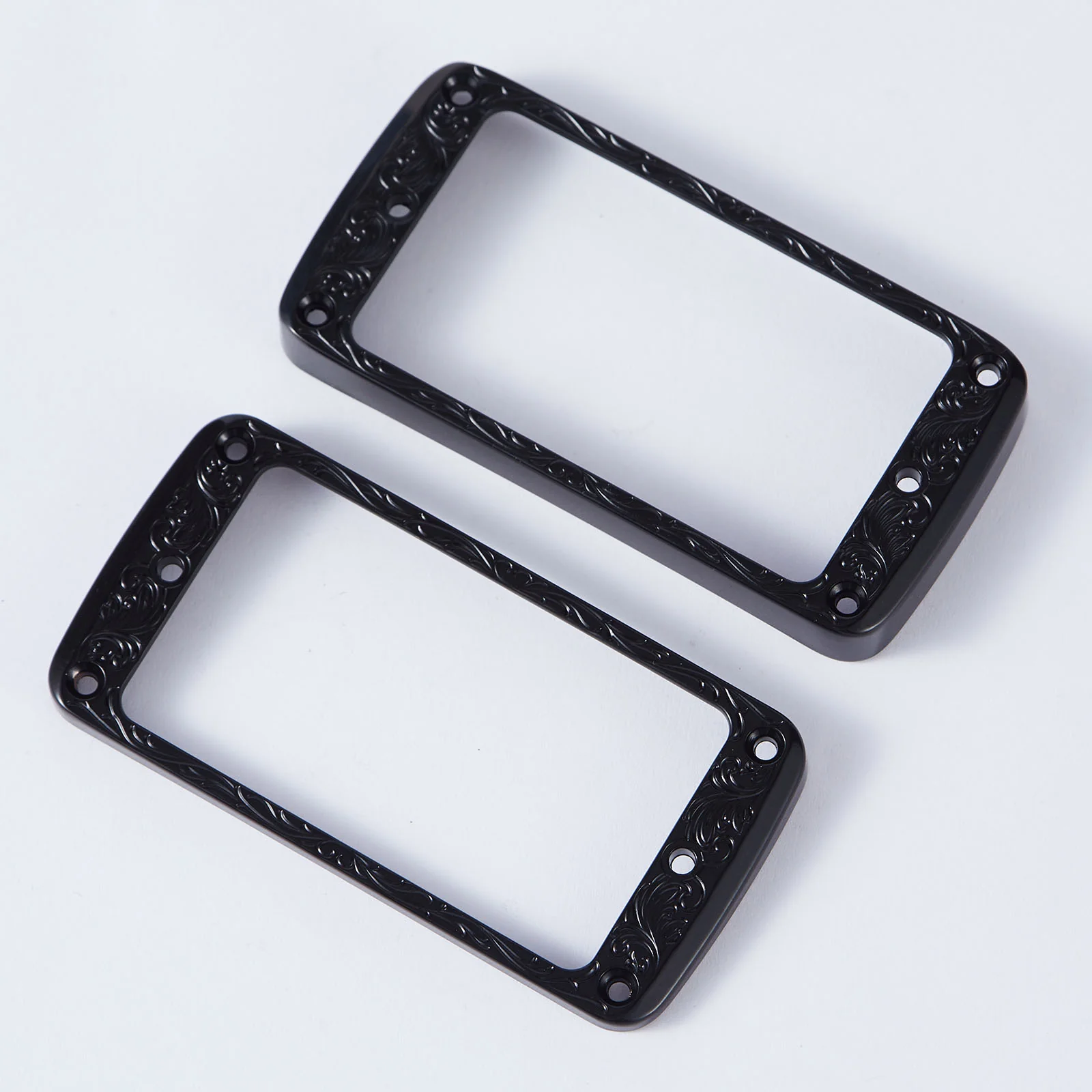 2PCs Pickup Mounting Rings For Humbucker Metal Bridge And Neck Pickups Cover Frame Curved Set With LP Electric Guitar - Image 8