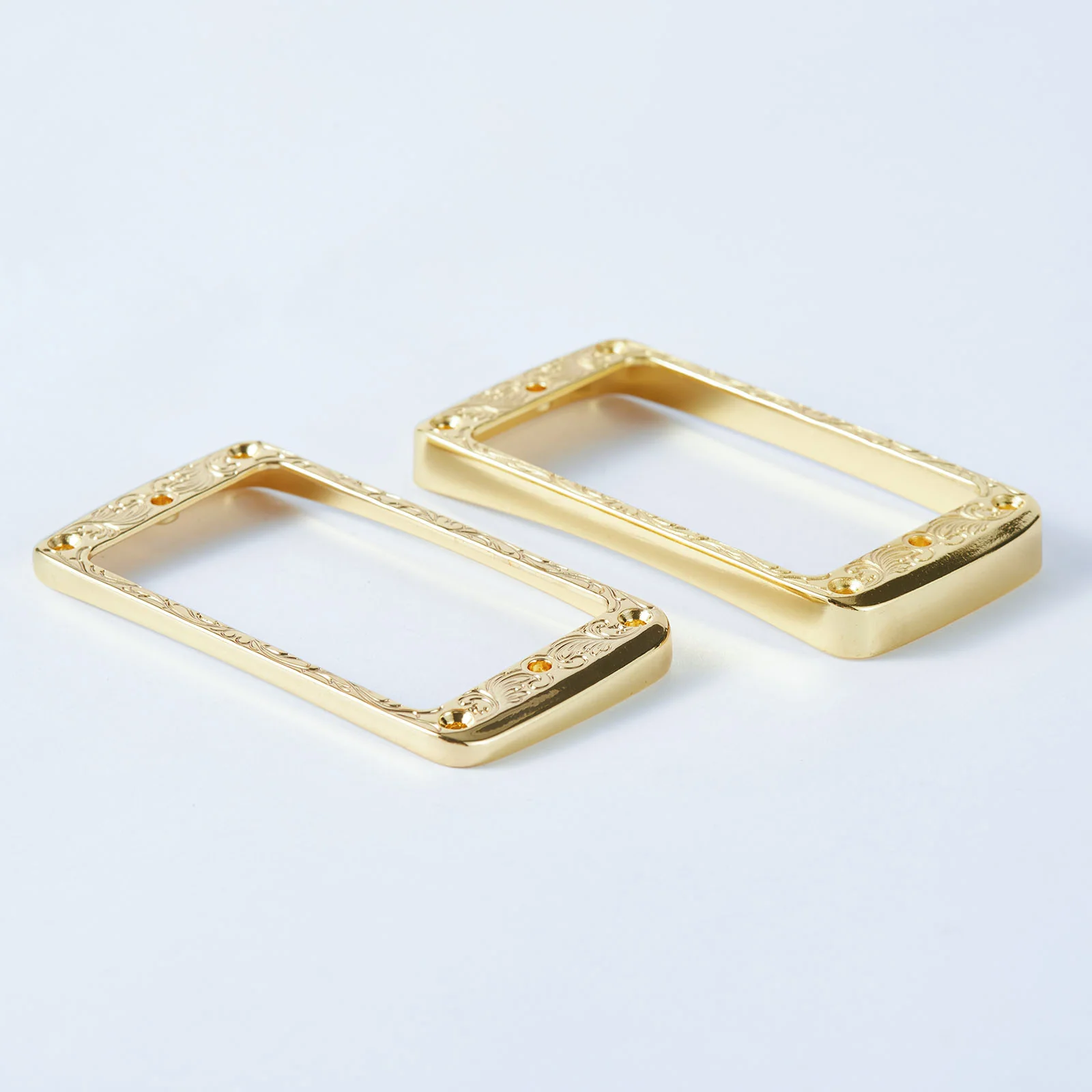 2PCs Pickup Mounting Rings For Humbucker Metal Bridge And Neck Pickups Cover Frame Curved Set With LP Electric Guitar - Image 10