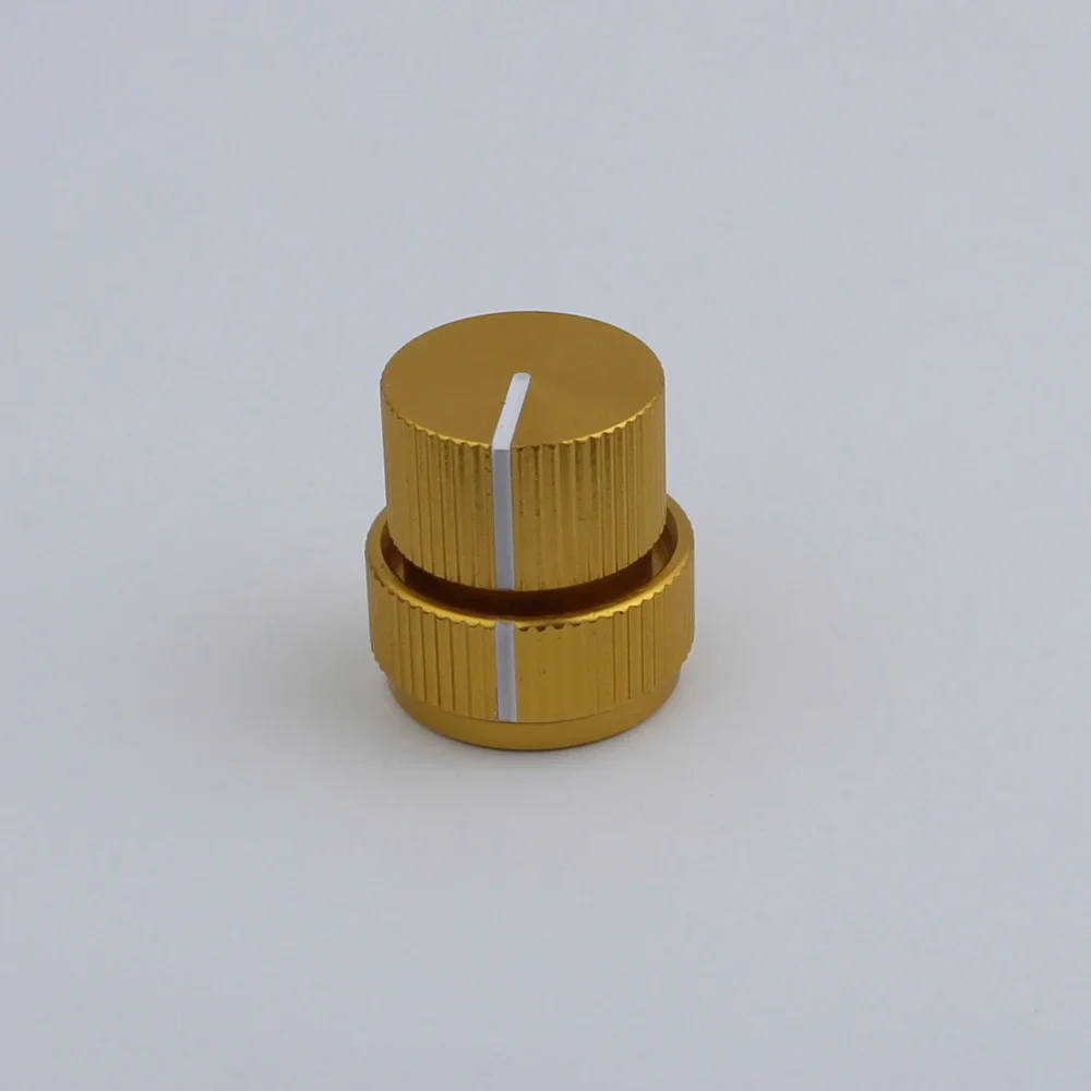 Guyker CKB002 Aluminum Dual Concentric Control Knob 6.4/8.3mm for Electric Bass - Image 6