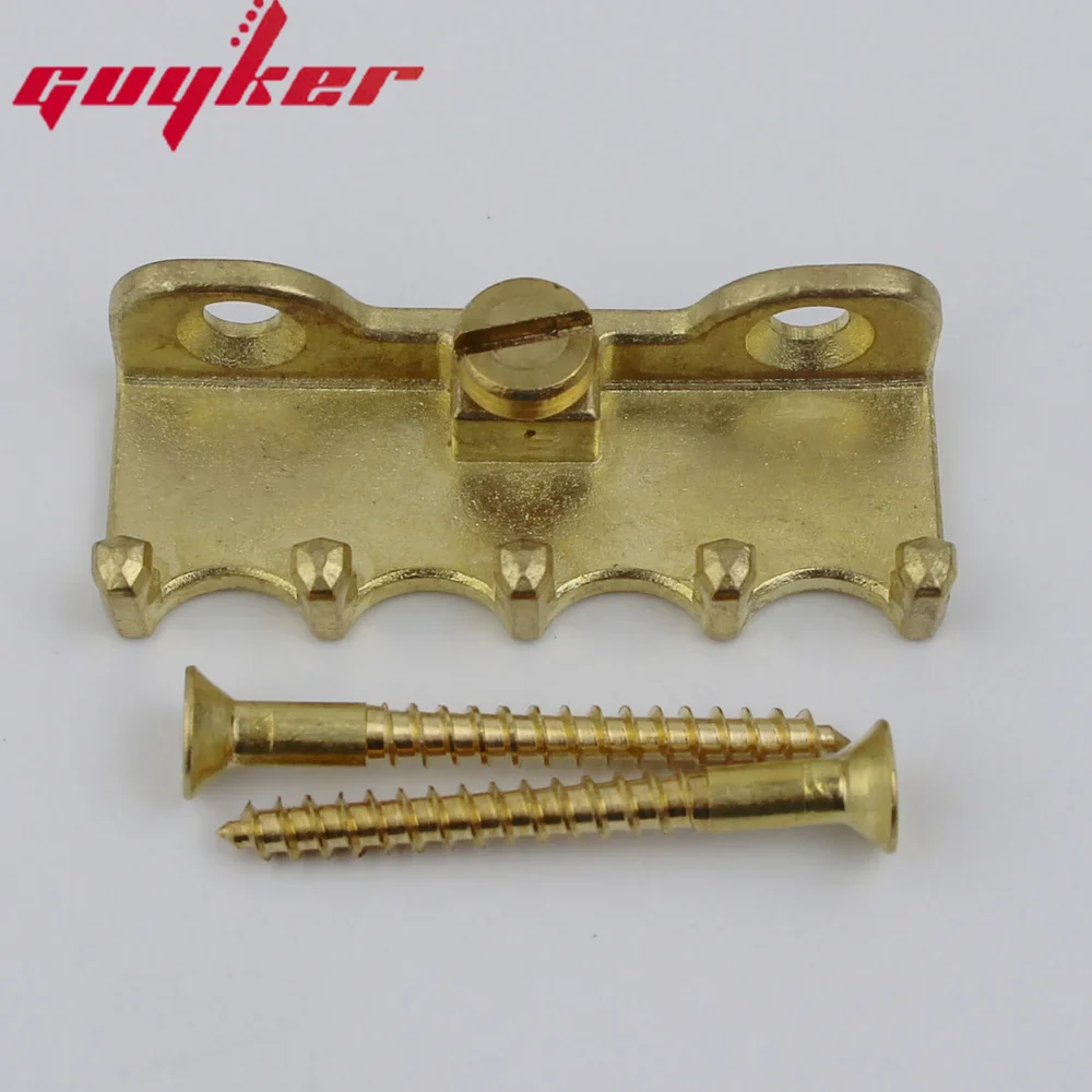 Electric Guitar Tremolo Bridge Spring Claw Full Solid Brass Hook With Screw - Image 6