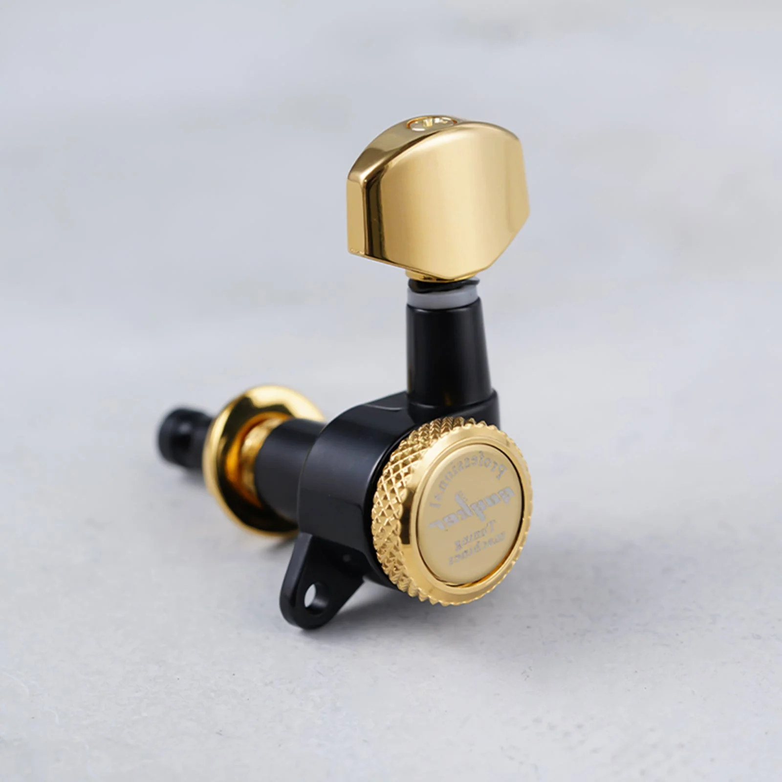 GK-07SP Lock String Guitar Machine Heads Tuners Dopamine Black With Gold - Image 8