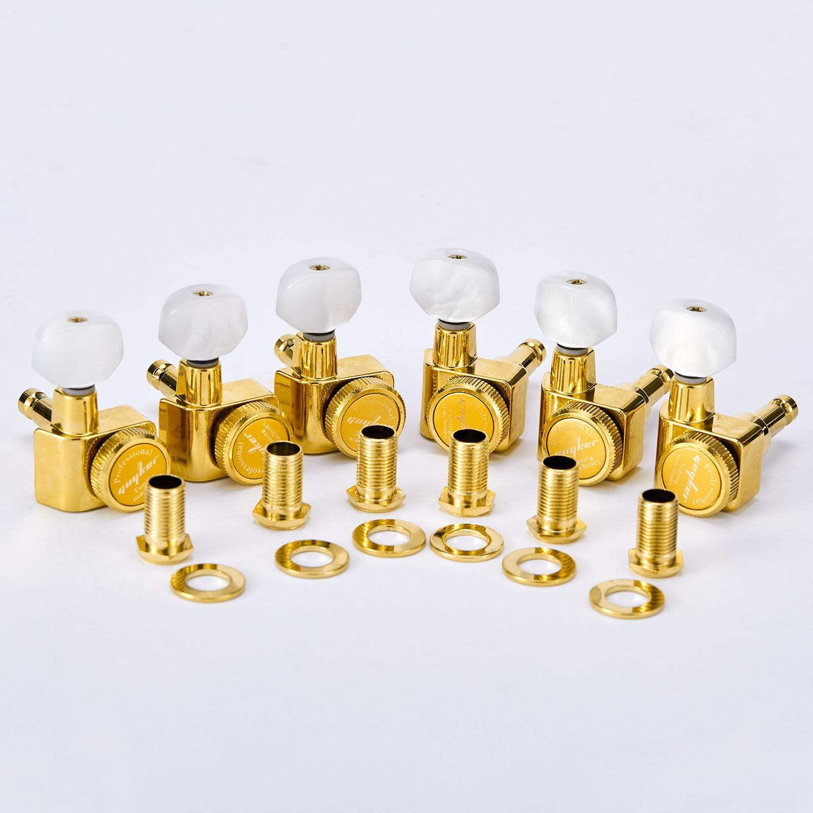 GK-434SP 6 Right Hand In-line Guitar Tuning Key Pegs No Screws - Image 21