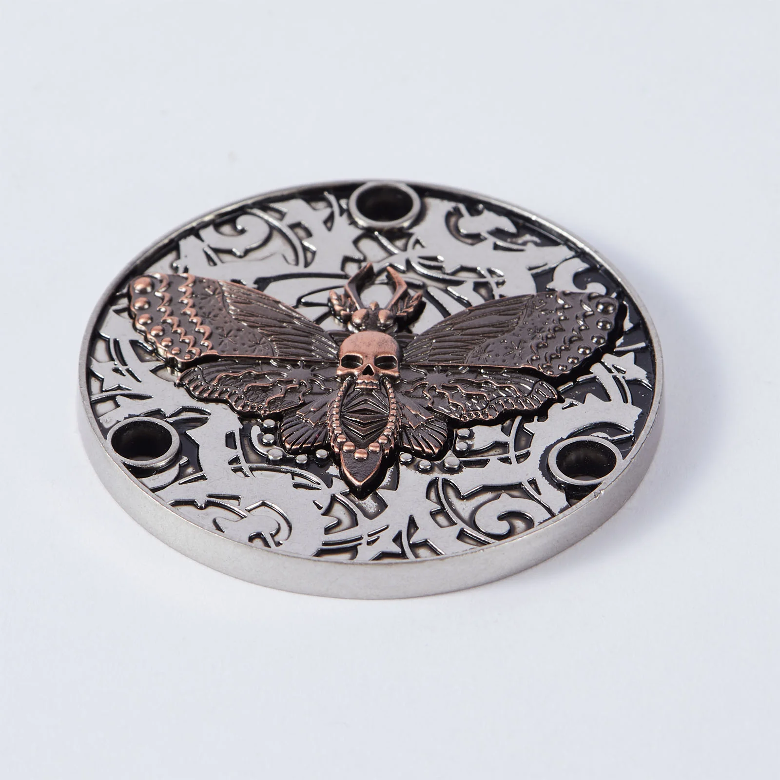 Guitar Toggle Switch Back plate Hudie Metal Cover Butterfly Skeleton Pattern - Image 3