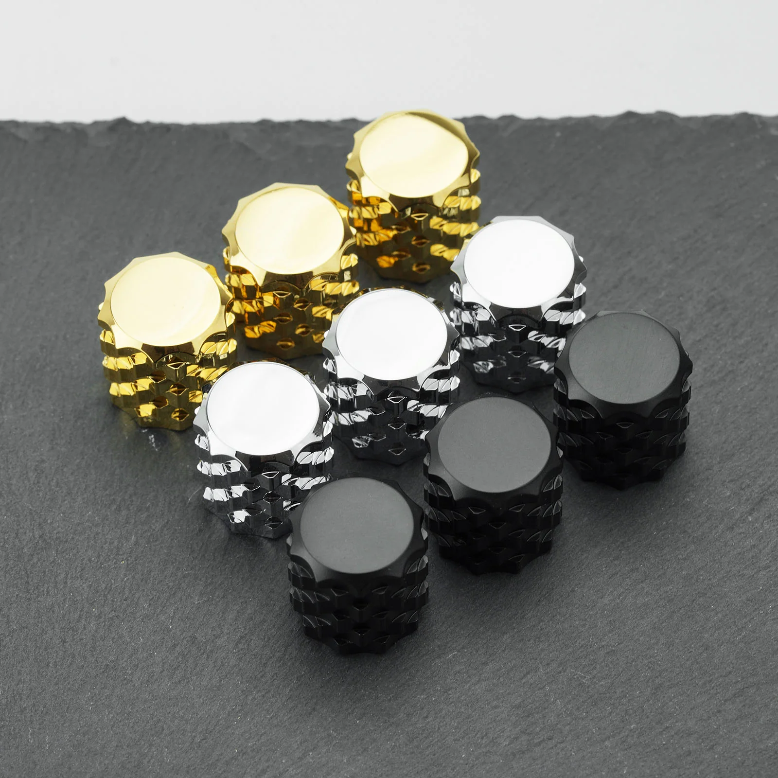 Guyker Aluminum Alloy Guitar bass Control Knob Dia.6.3mm CKB028 - Image 22