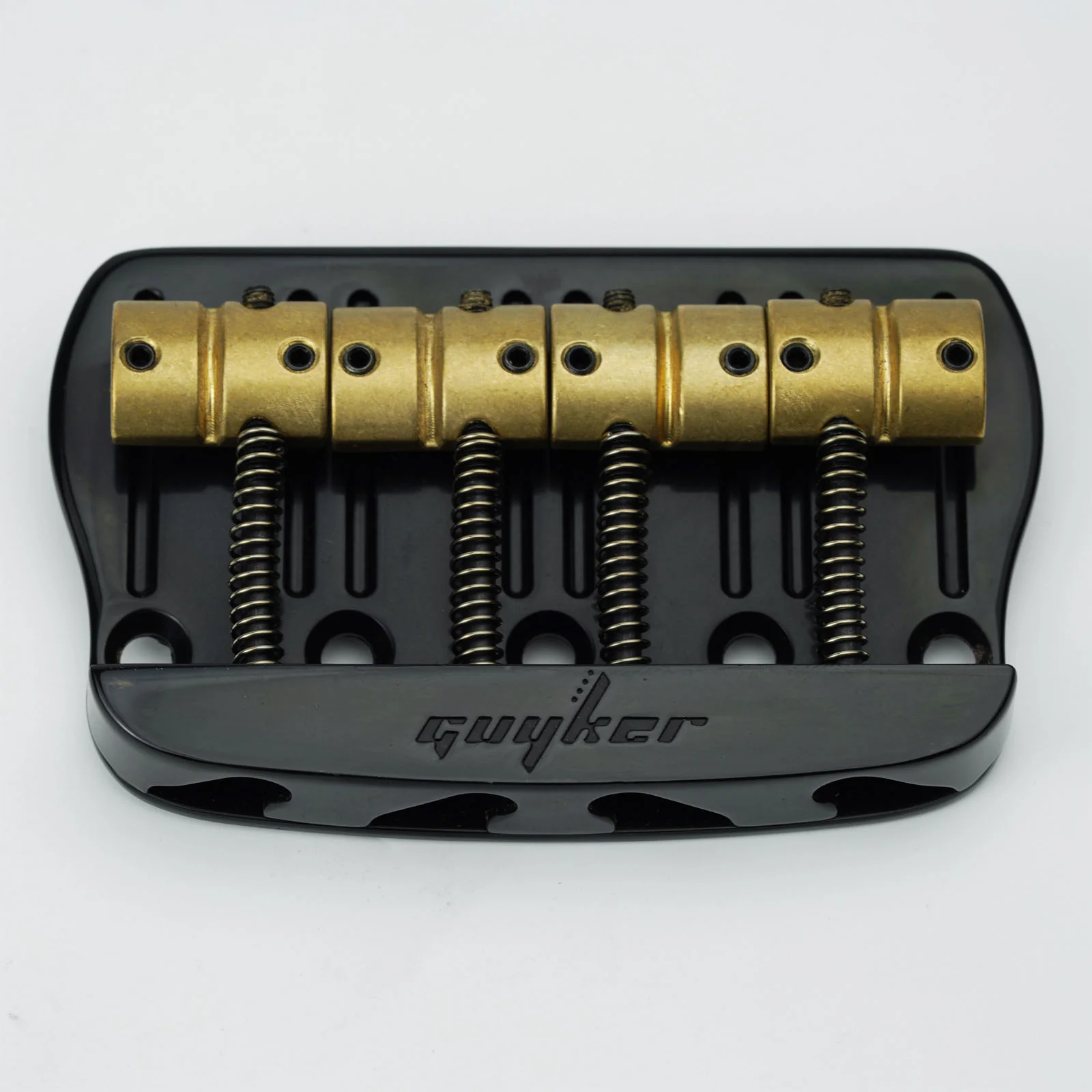 Guyker GB408 4-String Bass Bridge with Brass Saddles - Image 5