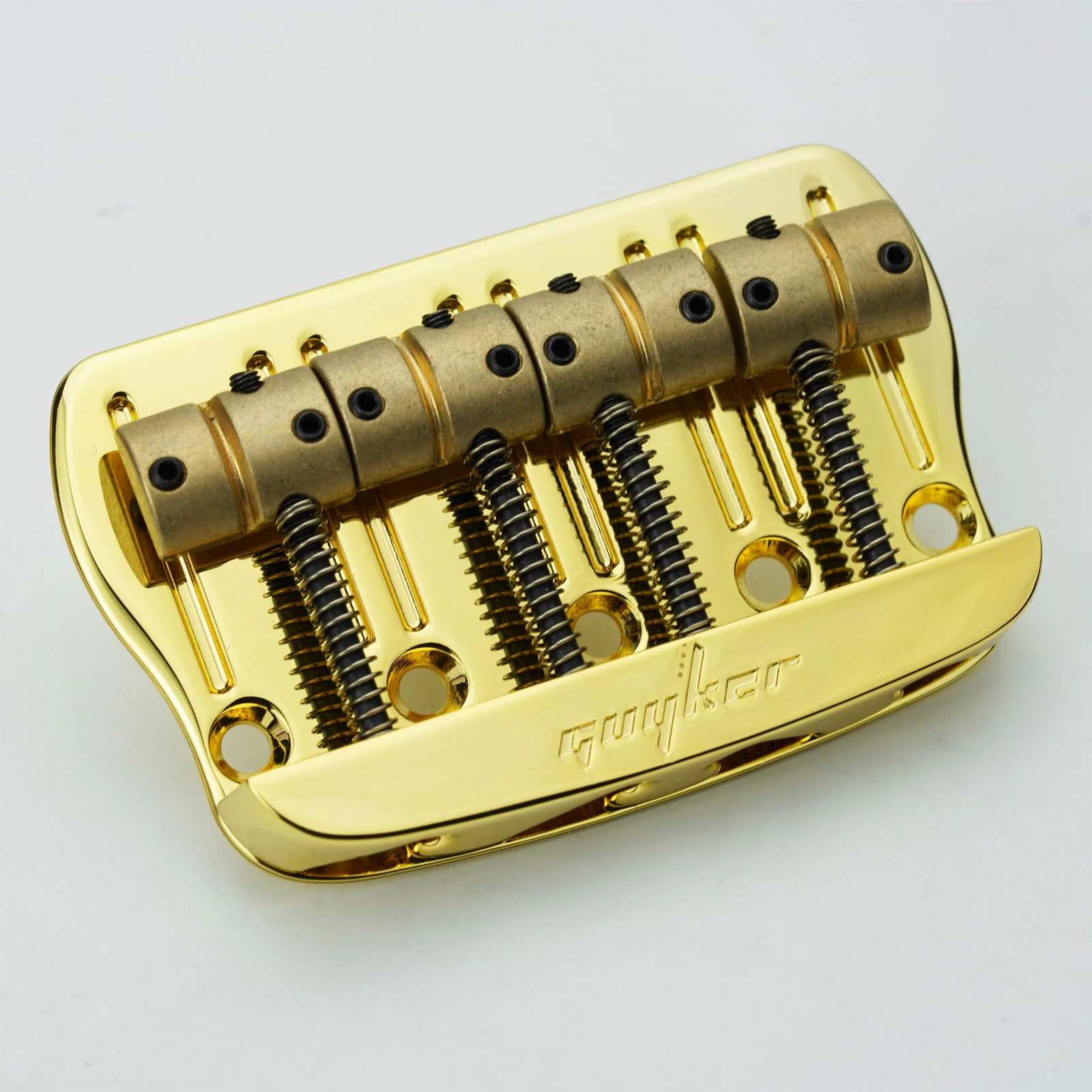 Guyker GB408 4-String Bass Bridge with Brass Saddles - Image 7