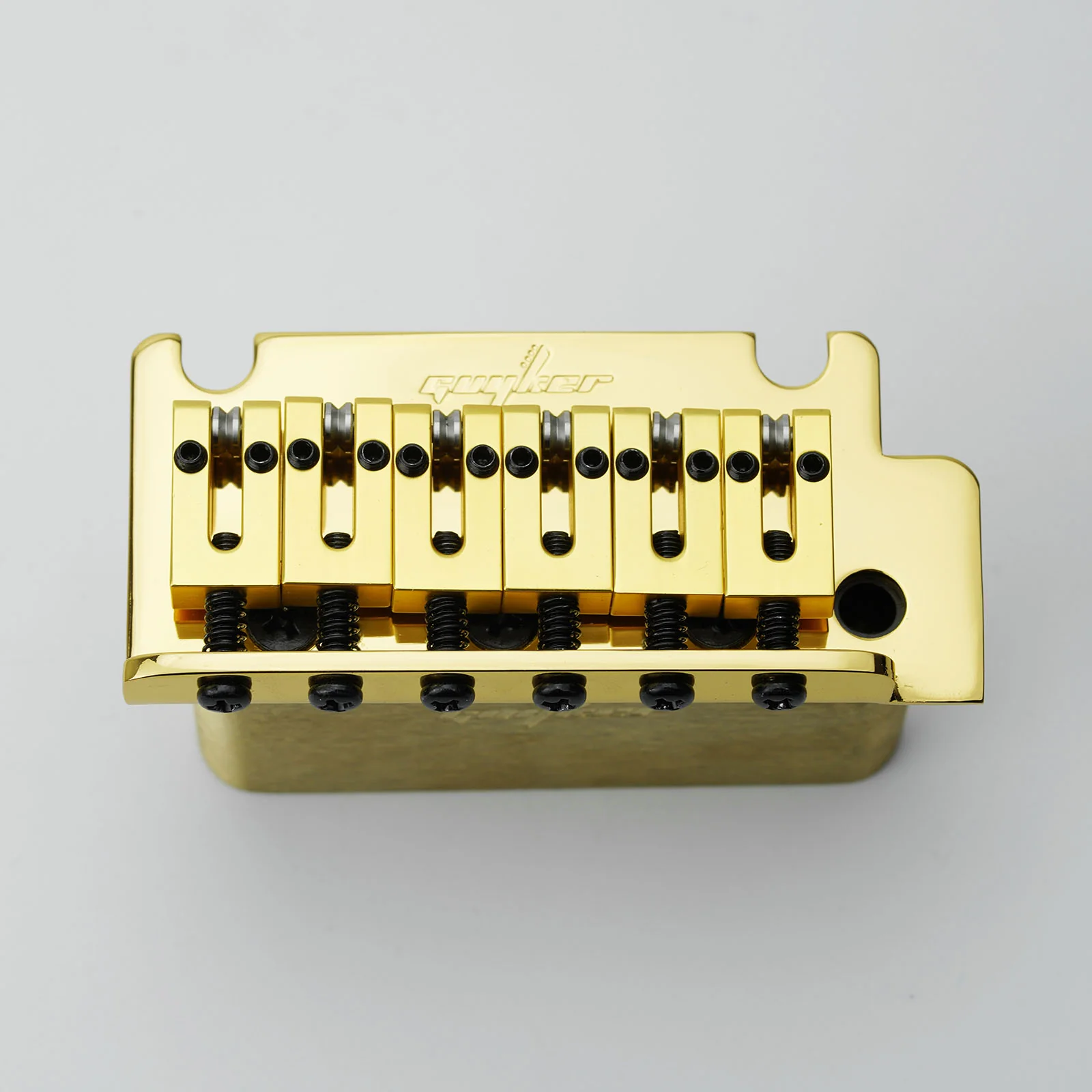 Guyker GG2001 2-Point Tremolo Bridge with Brass Saddles for ST Style Electric Guitar - Image 12