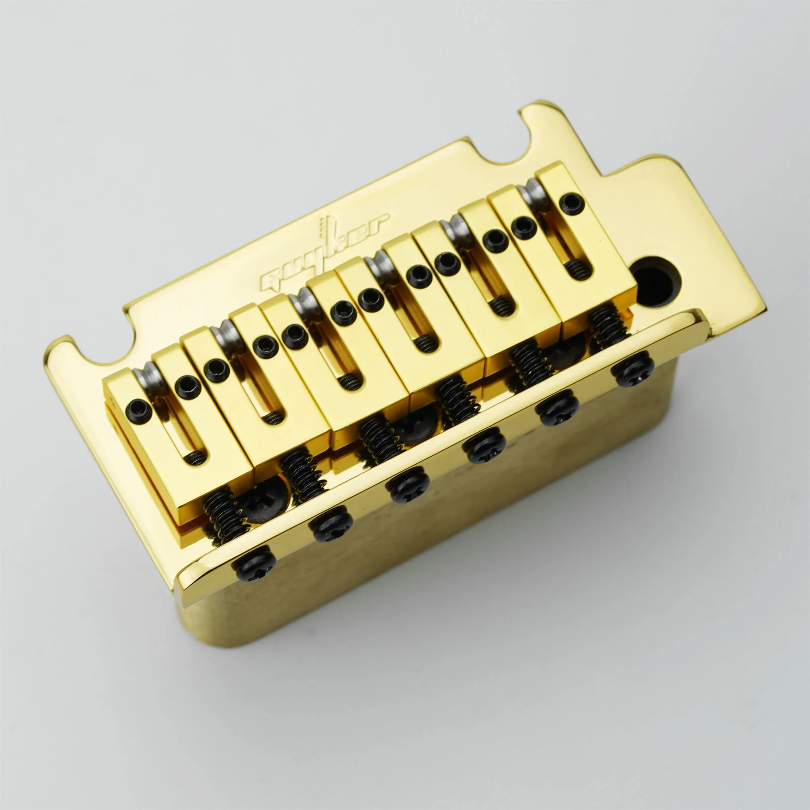 Guyker GG2001 2-Point Tremolo Bridge with Brass Saddles for ST Style Electric Guitar - Image 13