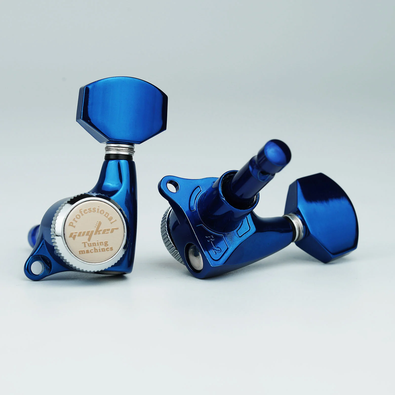 Guyker GK-501D7SP BK/GD Locking Electric Guitar Machine Heads - Image 13