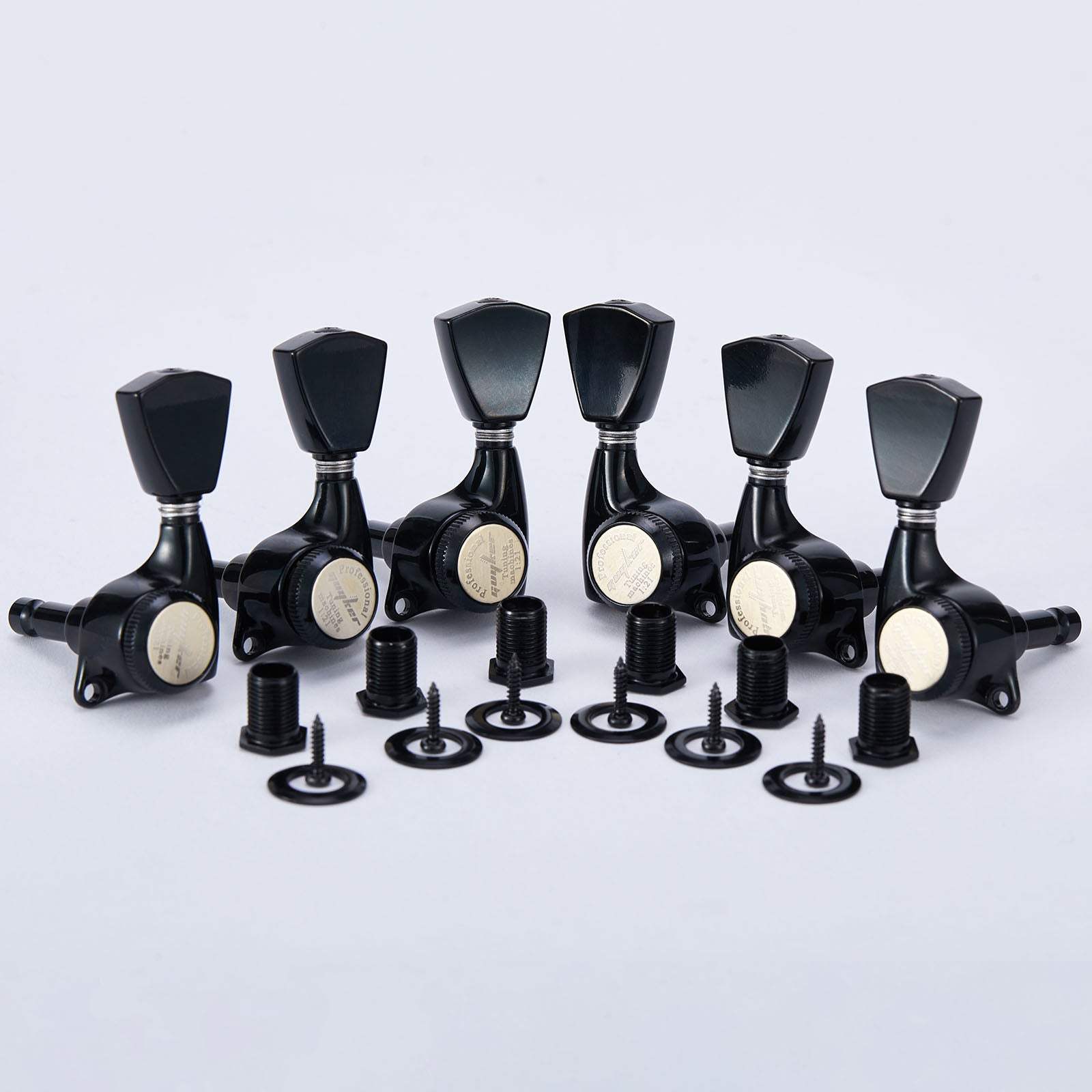 Guyker GK-510D4SP Locking Tuners with 1:21 Gear Ratio for LP and SG Electric Guitars - Image 10