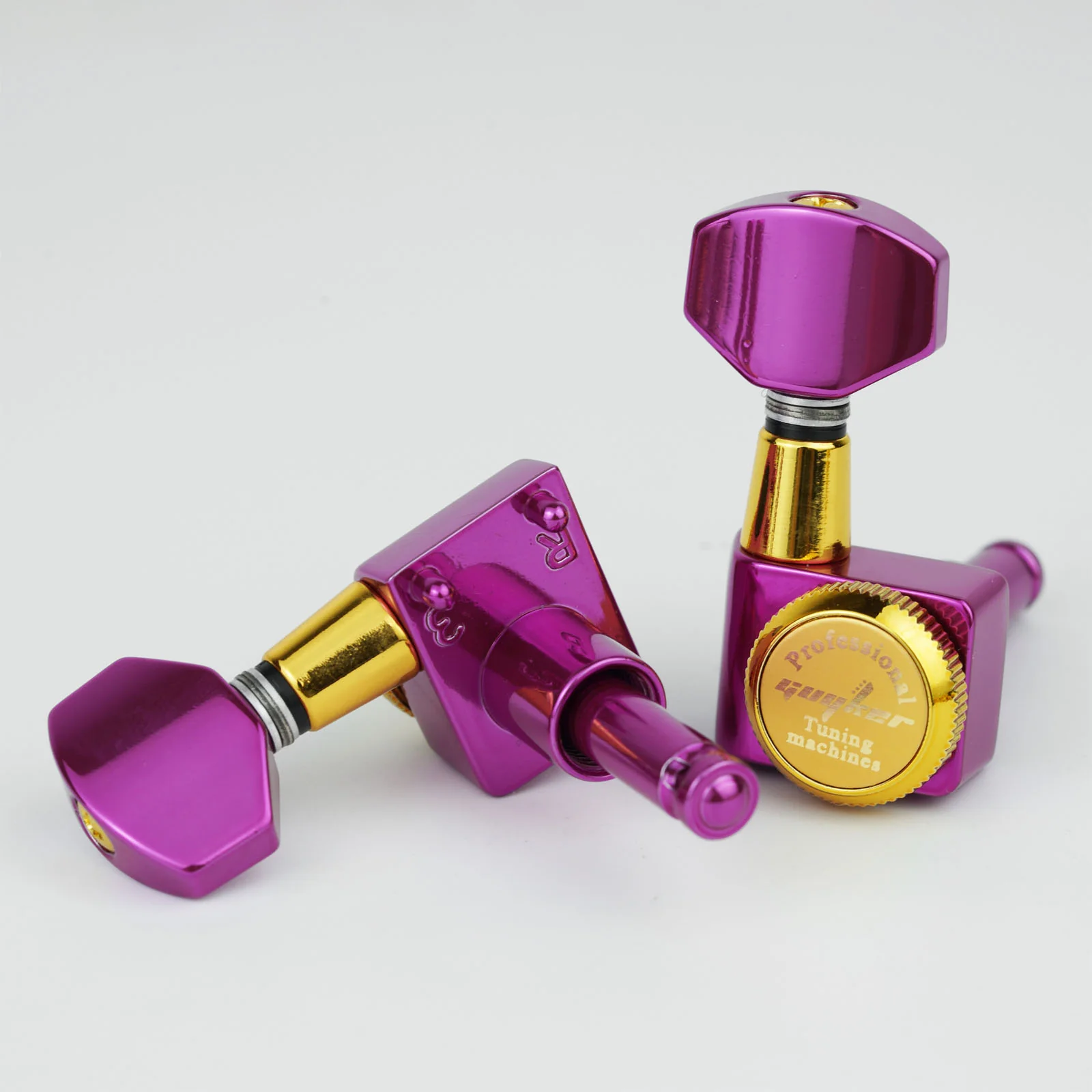 Guyker GK-D-434SP Locking Tuners Dopamine Color No-Screw 1:18 for Guitar - Image 22