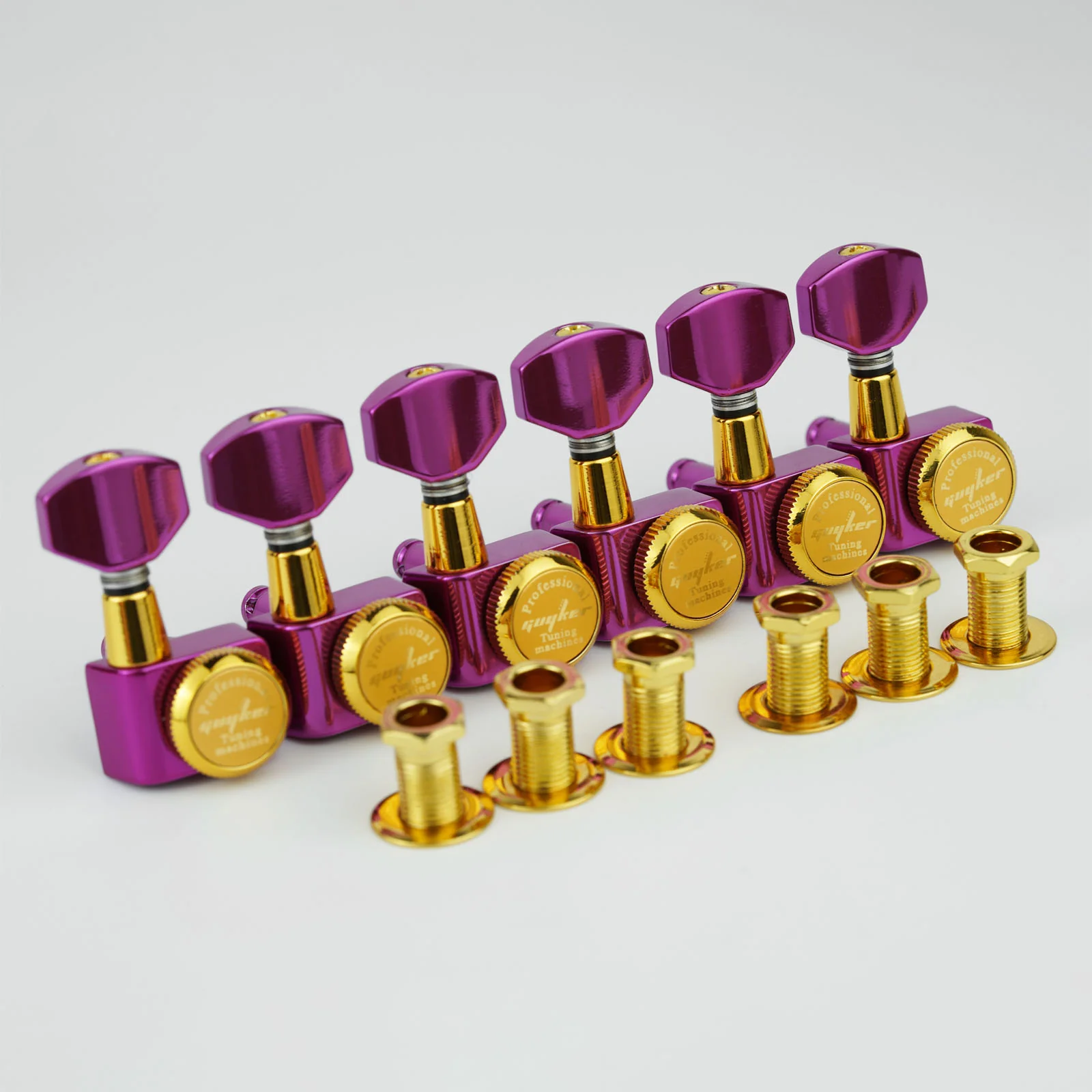 Guyker GK-D-434SP Locking Tuners Dopamine Color No-Screw 1:18 for Guitar - Image 23