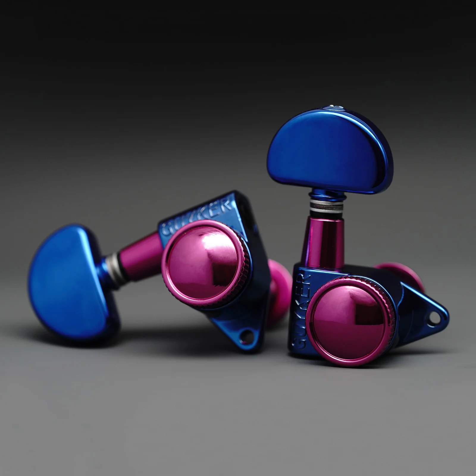 Guyker GK-D-502SP Locking Tuners – Dopamine Color, 3R+3L, 1:21 Gear Ratio - Image 8