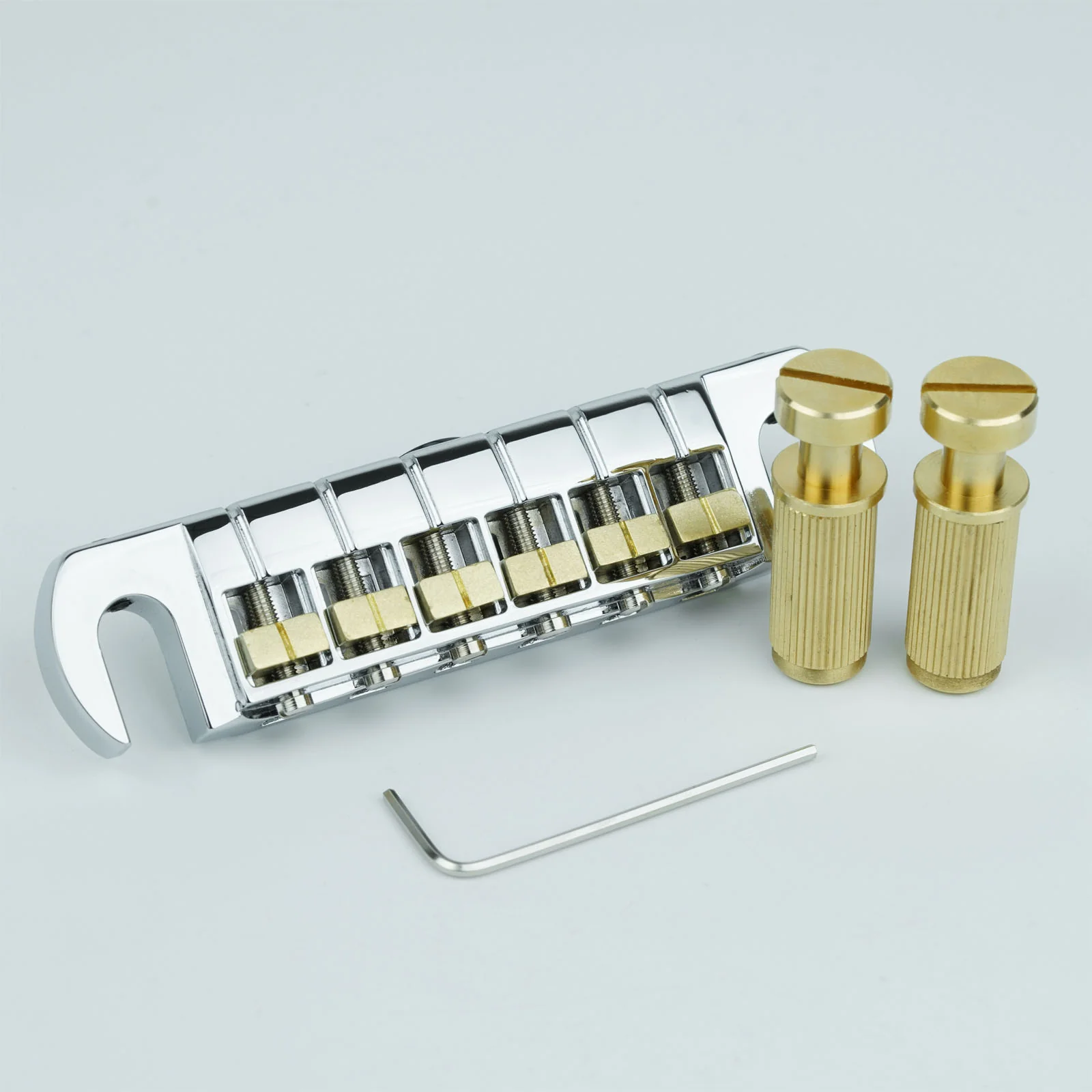 Ready to Ship (US) | Guyker GM006 Guitar Bridge Adjustable Brass and Zinc Alloy Material - Image 3