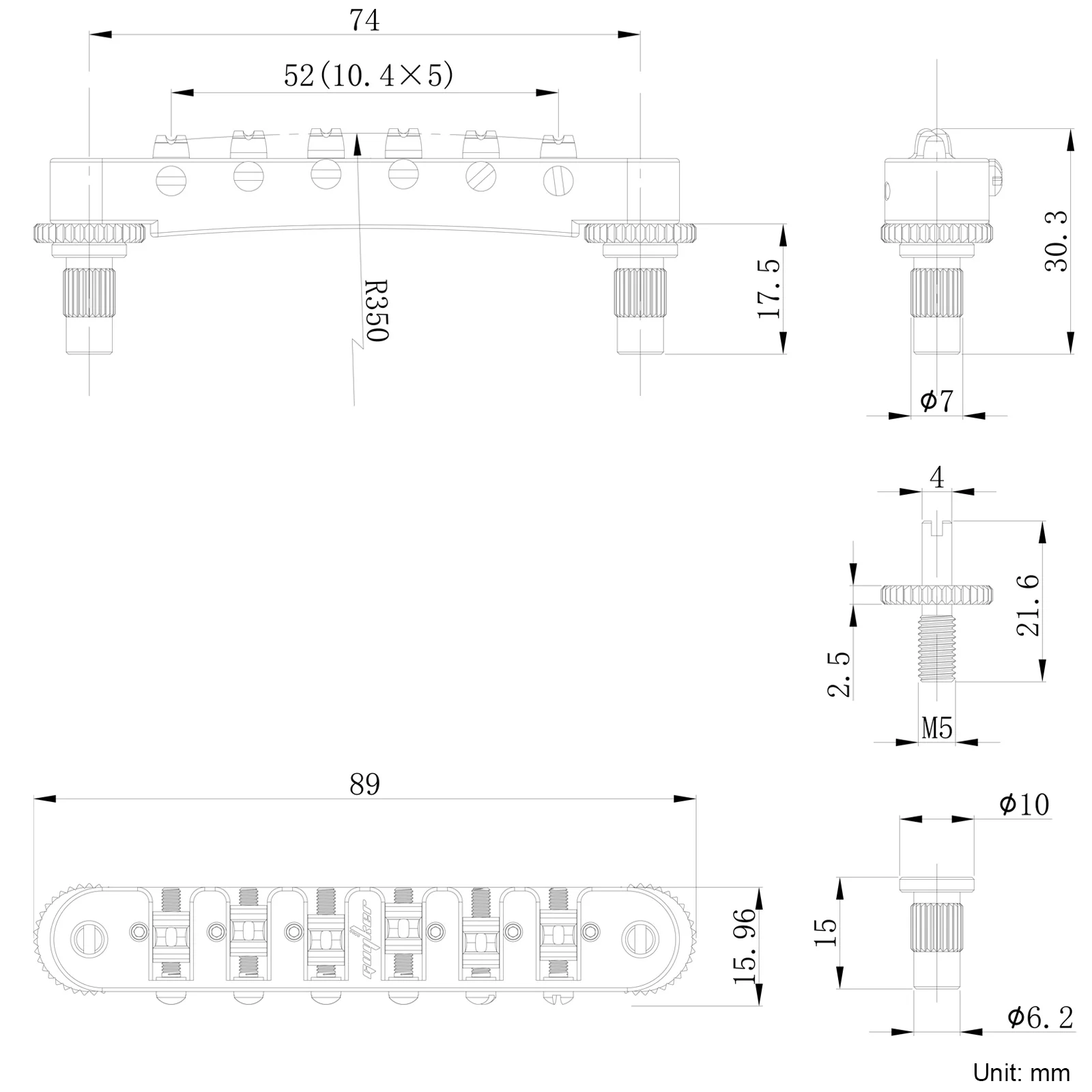 Ready to Ship (US) | Guyker GM010 Adjustable Locking Bridge - Image 4