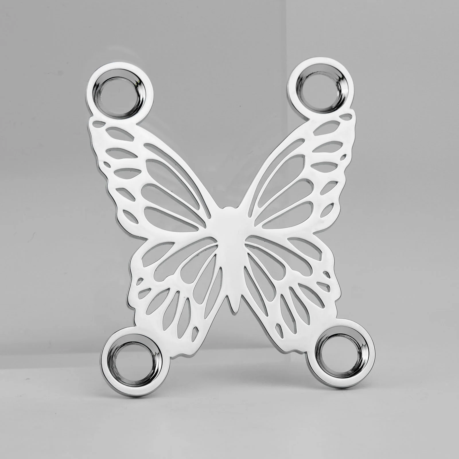 Guyker GN006 Stainless Steel Hollow Butterfly 4-Hole Neck Plate - Image 3