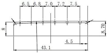 Guyker Pre-Slotted Brass Nut for 6-String Electric Guitar For ST & LP - Image 4