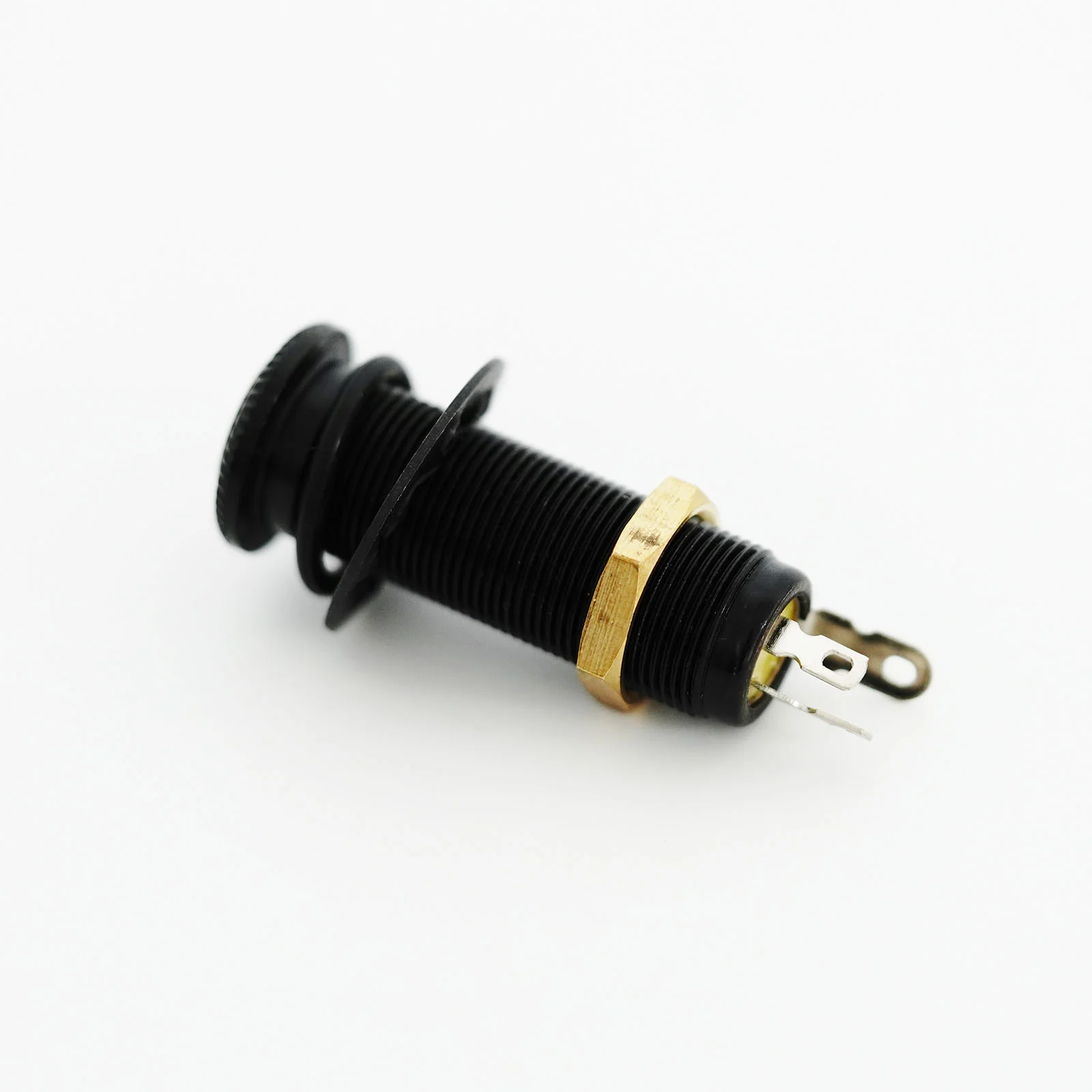 Guyker 3-Pin Barrel Output Jack Long Threaded Stereo Jack Socket for Guitar & Bass - Image 5