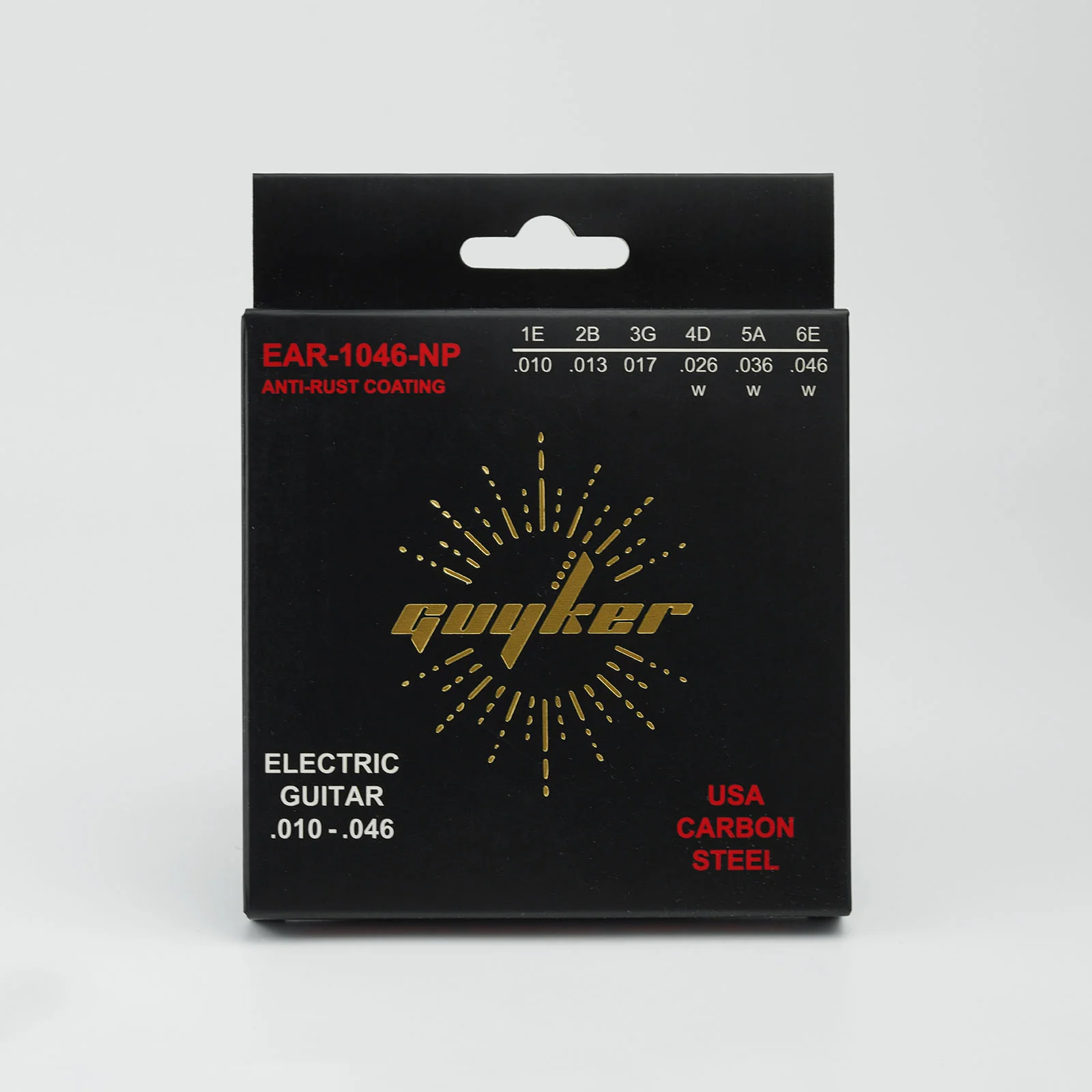 Guyker Electric Guitar Strings Set USA Carbon Steel E-A-D-G-B-E (.009-.042 / .010-.046) - Image 9