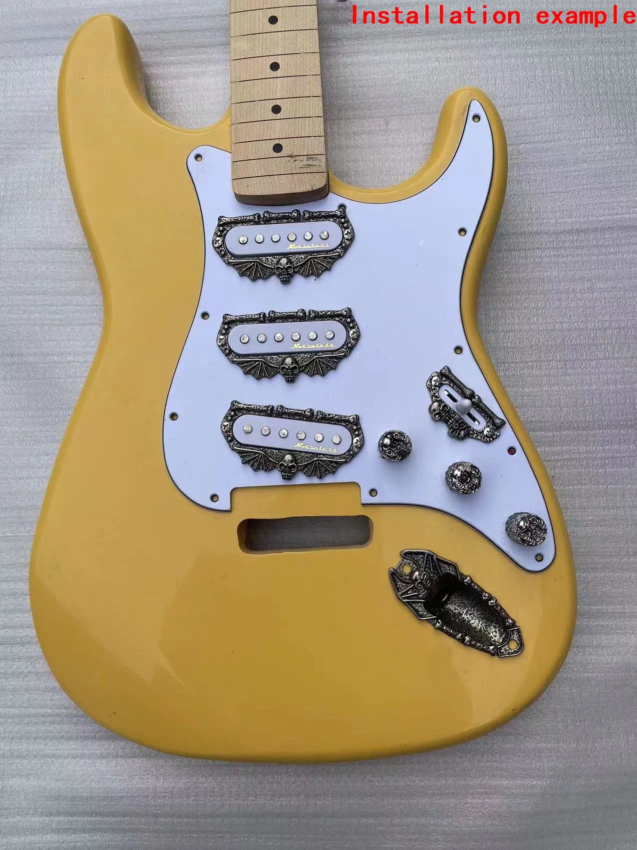 Single Coil Guitar Pickups Pickup Mounting Rings/Gear switch frame/Jack plate/Guitar Knobs - Image 10