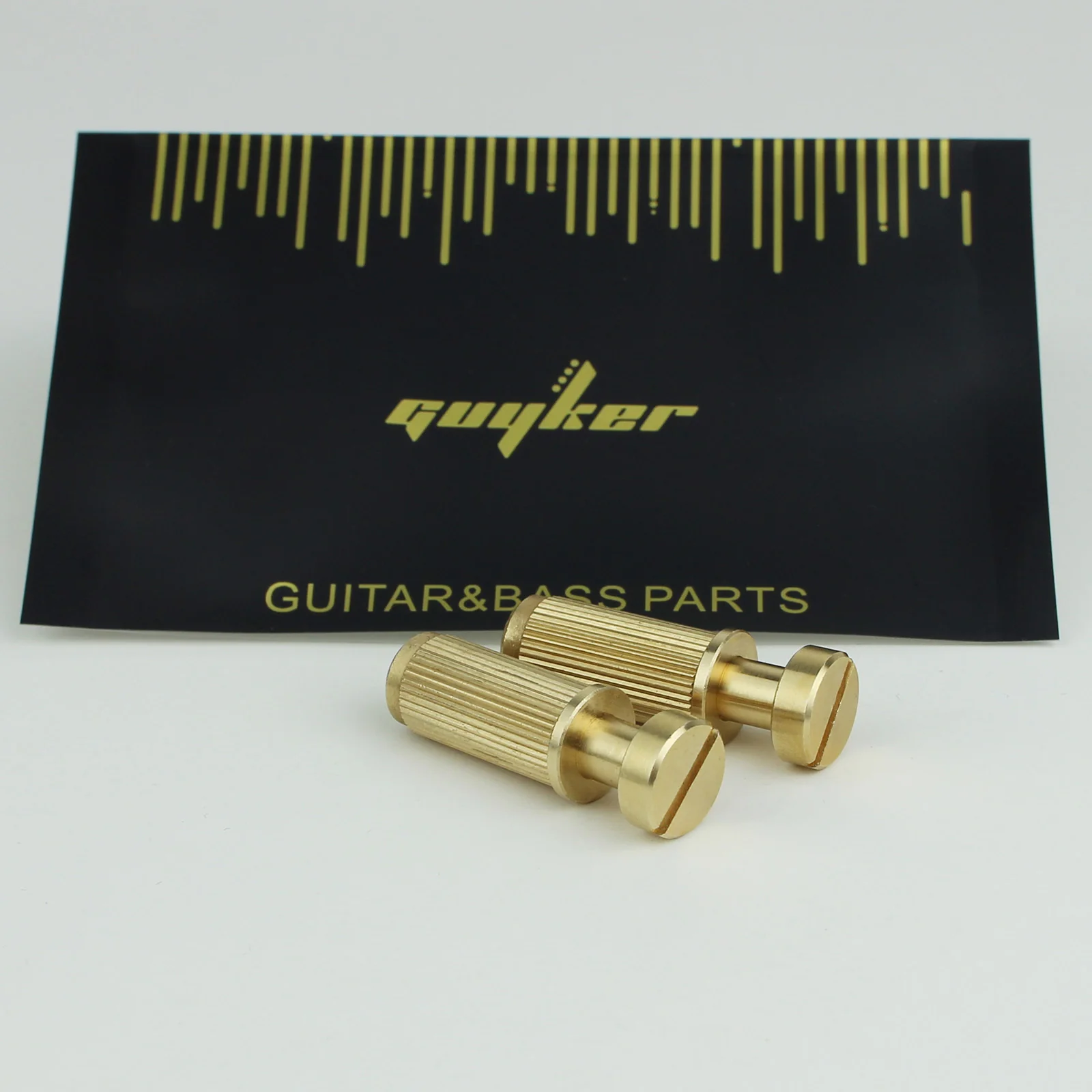 Guyker LZ001 Steel Brass Guitar Standard Bridge Pivot Screws Bridge Studs Mounting Bolt Screw - Image 4