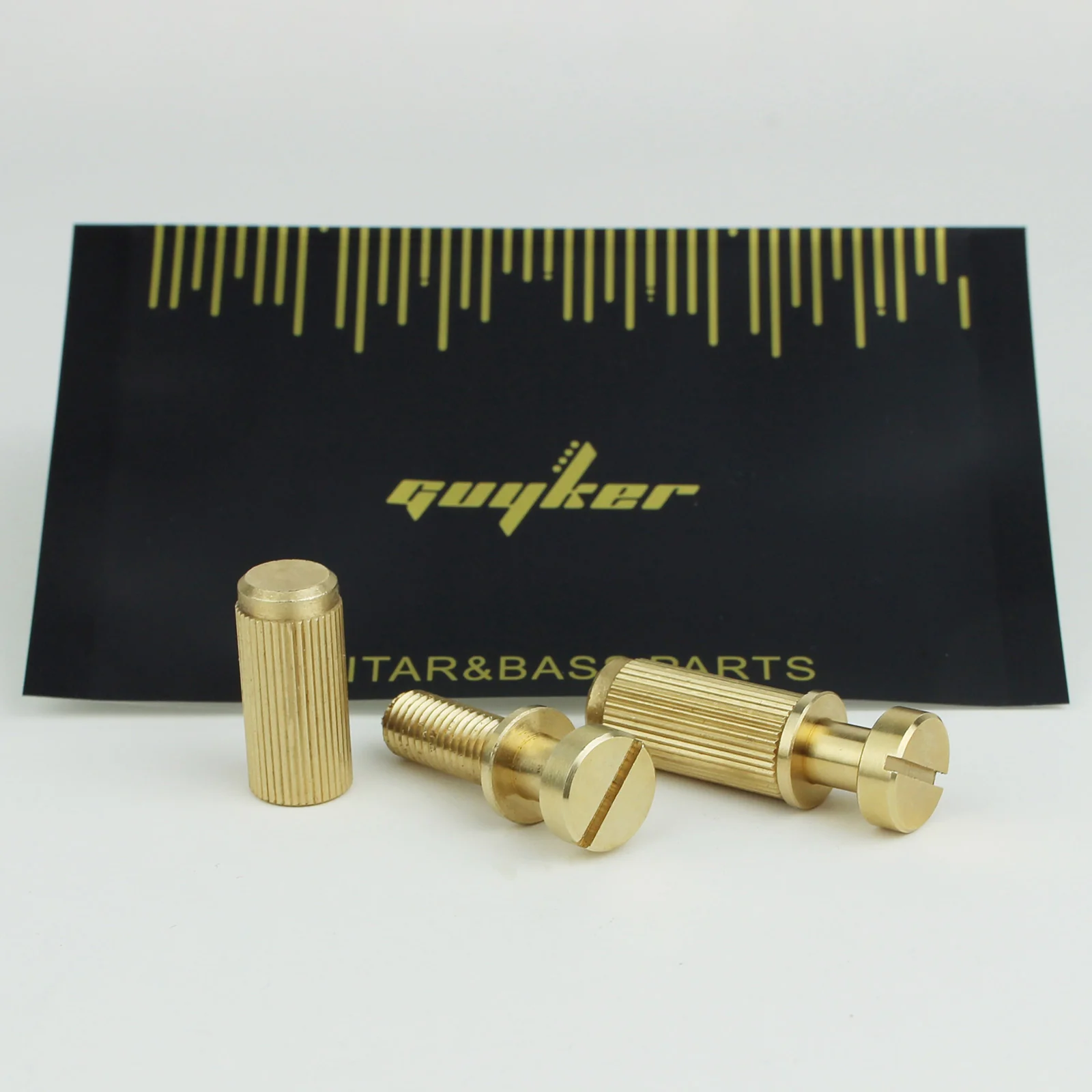Guyker LZ001 Steel Brass Guitar Standard Bridge Pivot Screws Bridge Studs Mounting Bolt Screw - Image 5