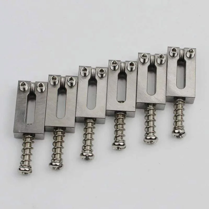 Titanium alloy Bridge Saddles Type Square 10.5MM For Stratocaster Tremolo Bridges Electric Guitar Tremolo Bridges - Image 5