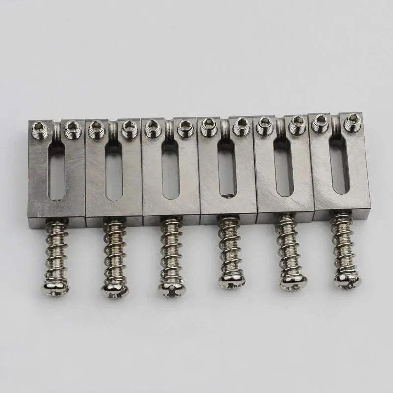 Titanium alloy Bridge Saddles Type Square 10.5MM For Stratocaster Tremolo Bridges Electric Guitar Tremolo Bridges - Image 6