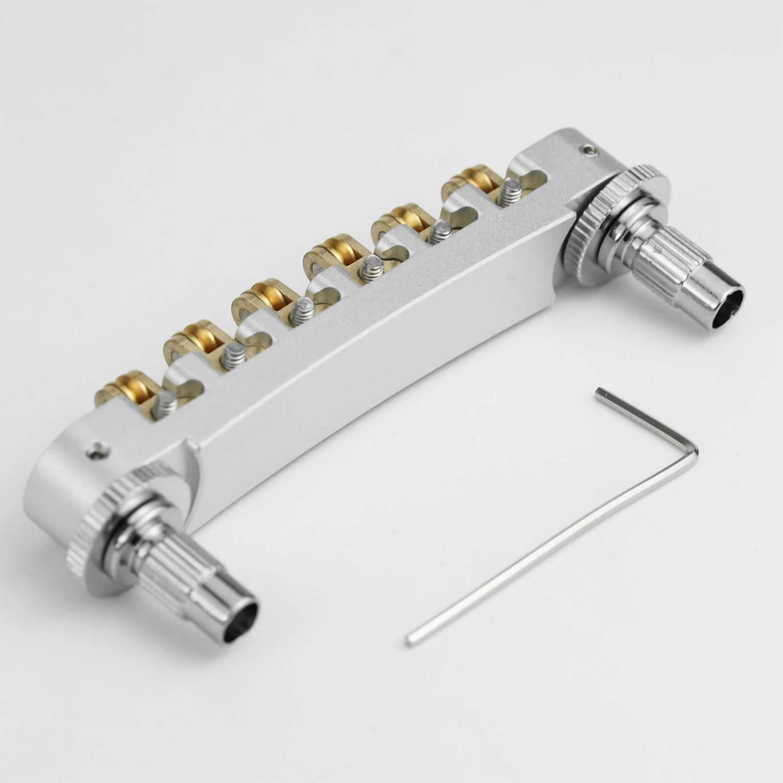 Guyker GMA-010 CNC Machined Adjustable Locking Roller Bridge Aluminum Alloy Body Brass Rollers - Image 10