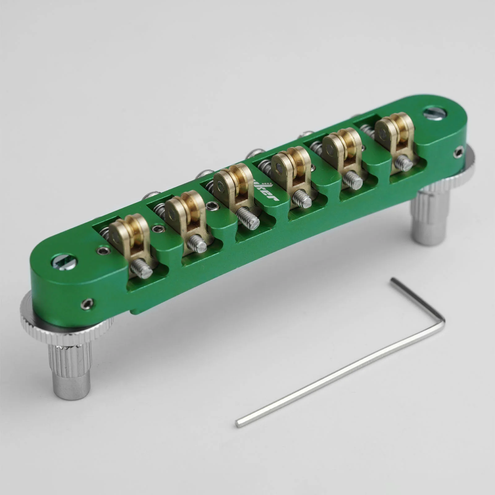 Guyker GMA-010 CNC Machined Adjustable Locking Roller Bridge Aluminum Alloy Body Brass Rollers - Image 15