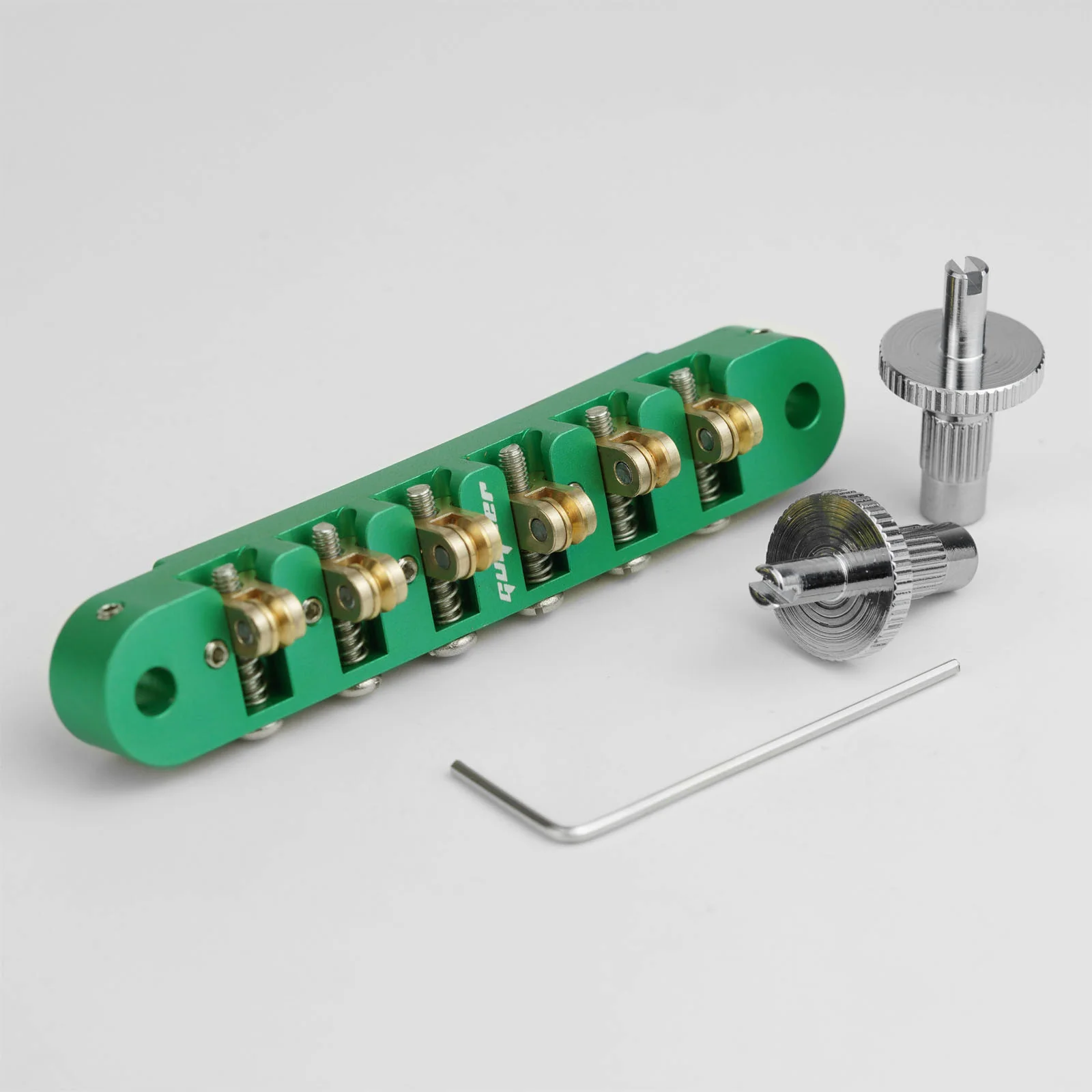 Guyker GMA-010 CNC Machined Adjustable Locking Roller Bridge Aluminum Alloy Body Brass Rollers - Image 4