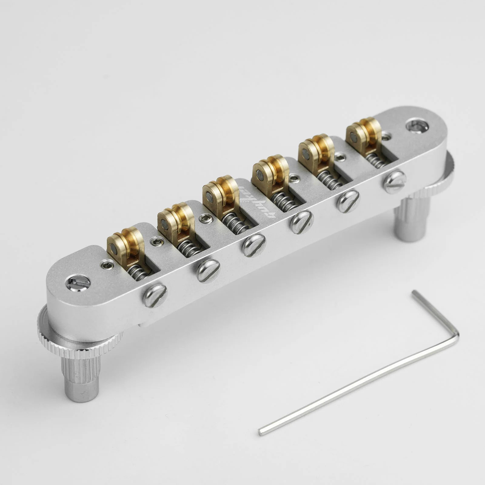 Guyker GMA-010 CNC Machined Adjustable Locking Roller Bridge Aluminum Alloy Body Brass Rollers - Image 6