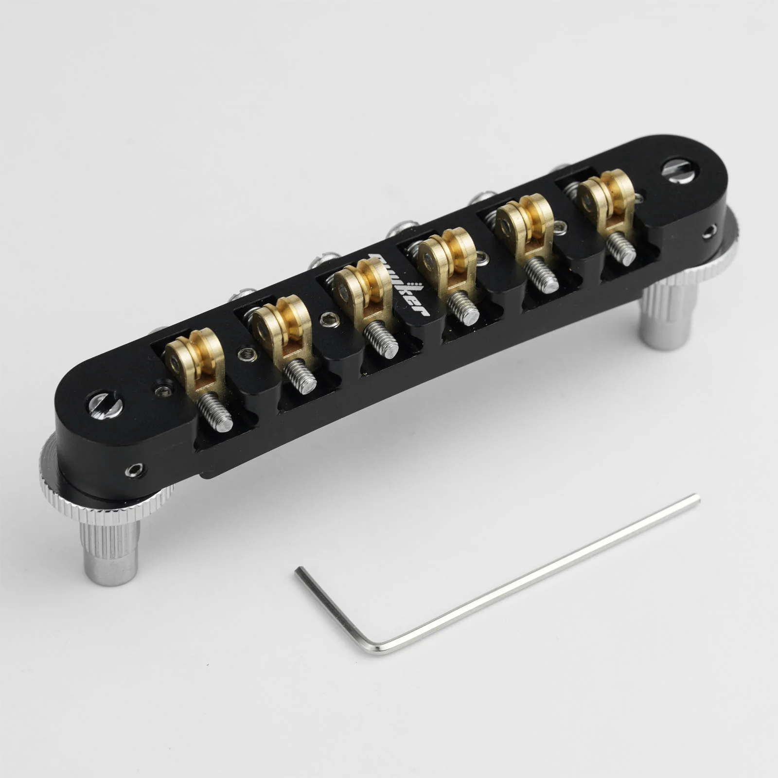 Guyker GMA-010 CNC Machined Adjustable Locking Roller Bridge Aluminum Alloy Body Brass Rollers - Image 7
